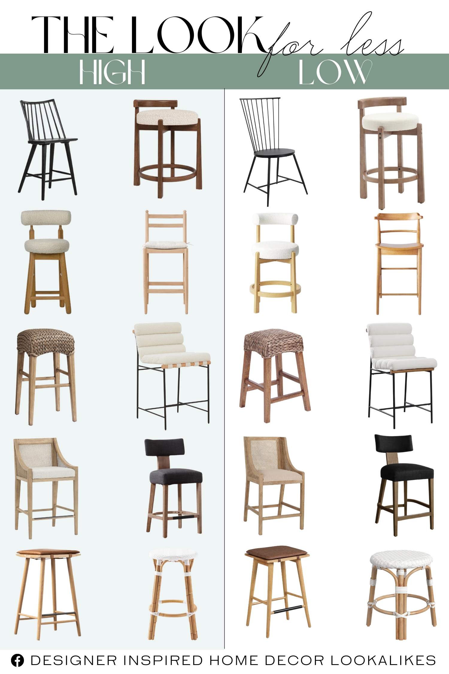 10 High/Low Counter Stools Under $200.