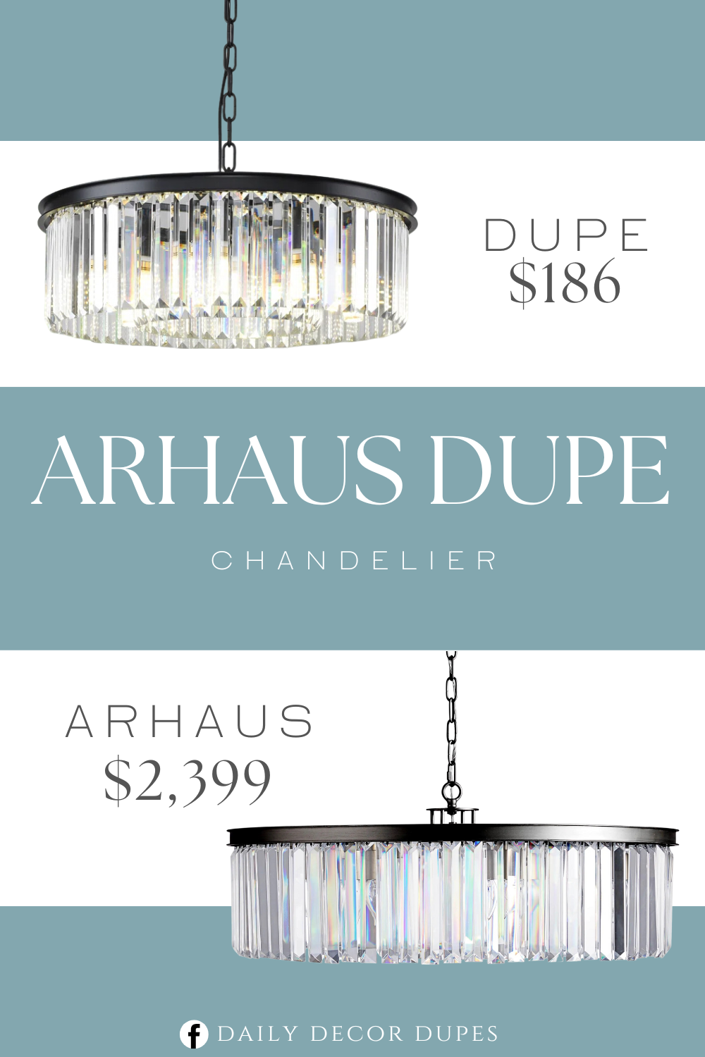 Arhaus Leyland Round Chandelier Dupe. Crystals refract gorgeous lighting while the bling chandelier turns on, sparkling like diamonds. This chandelier combines classic and contemporary elements with eye-catching results, constructed using only high-quality materials to ensure your product is built to last, definitely worth it!