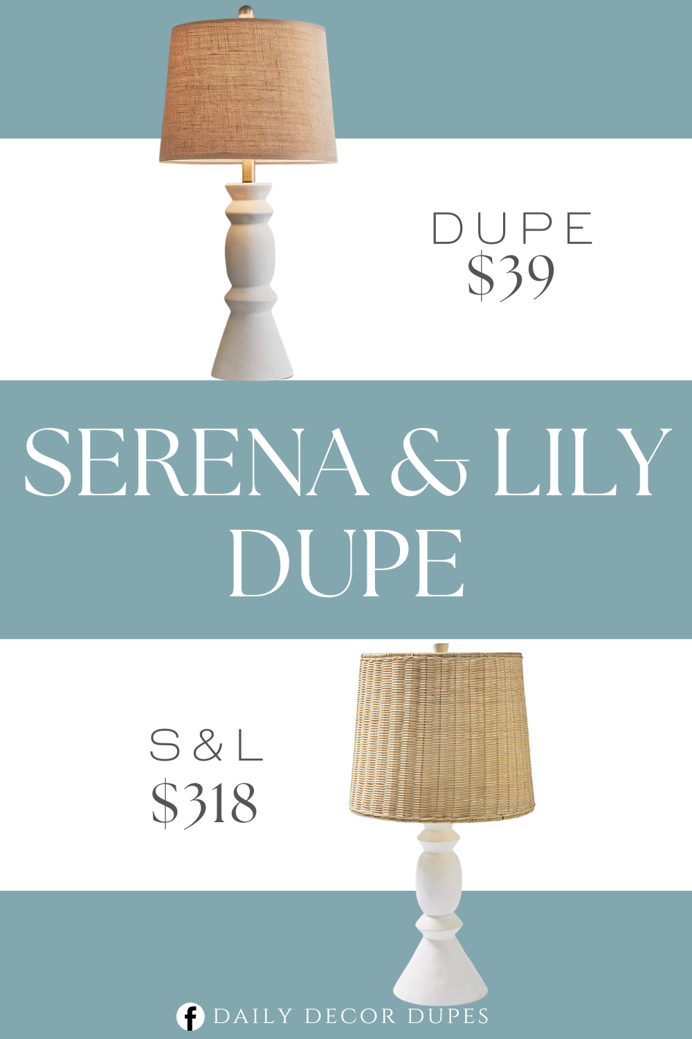 Serena & Lily Brighton Table Lamp Dupe. The high-quality ceramic lamp body makes it even more durable. The surface of the frosted ceramic is rough, but feels like plaster and does not scratch the hand.