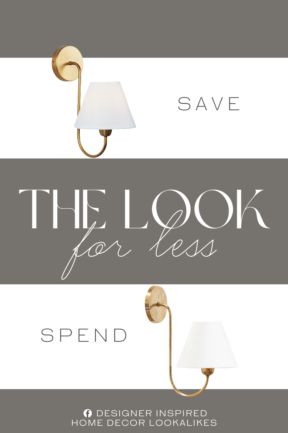 McGee & Co Wainwright Single Swoop Sconce Dupe. The structure has a distinct curve, outstanding visual effect, the brass lamp body has a vintage feel, and the simple linen lampshade can be created in a variety of decorative styles.