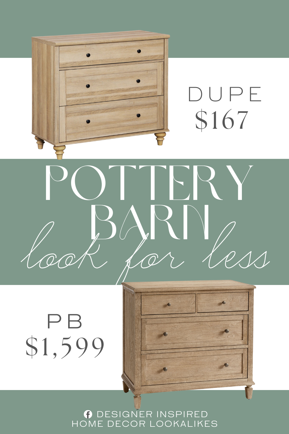 Pottery Barn Sausalito 4-Drawer Dresser Dupe. The kids dresser is made from P2 grade MDF, which is ultra-durable and has a long service life.