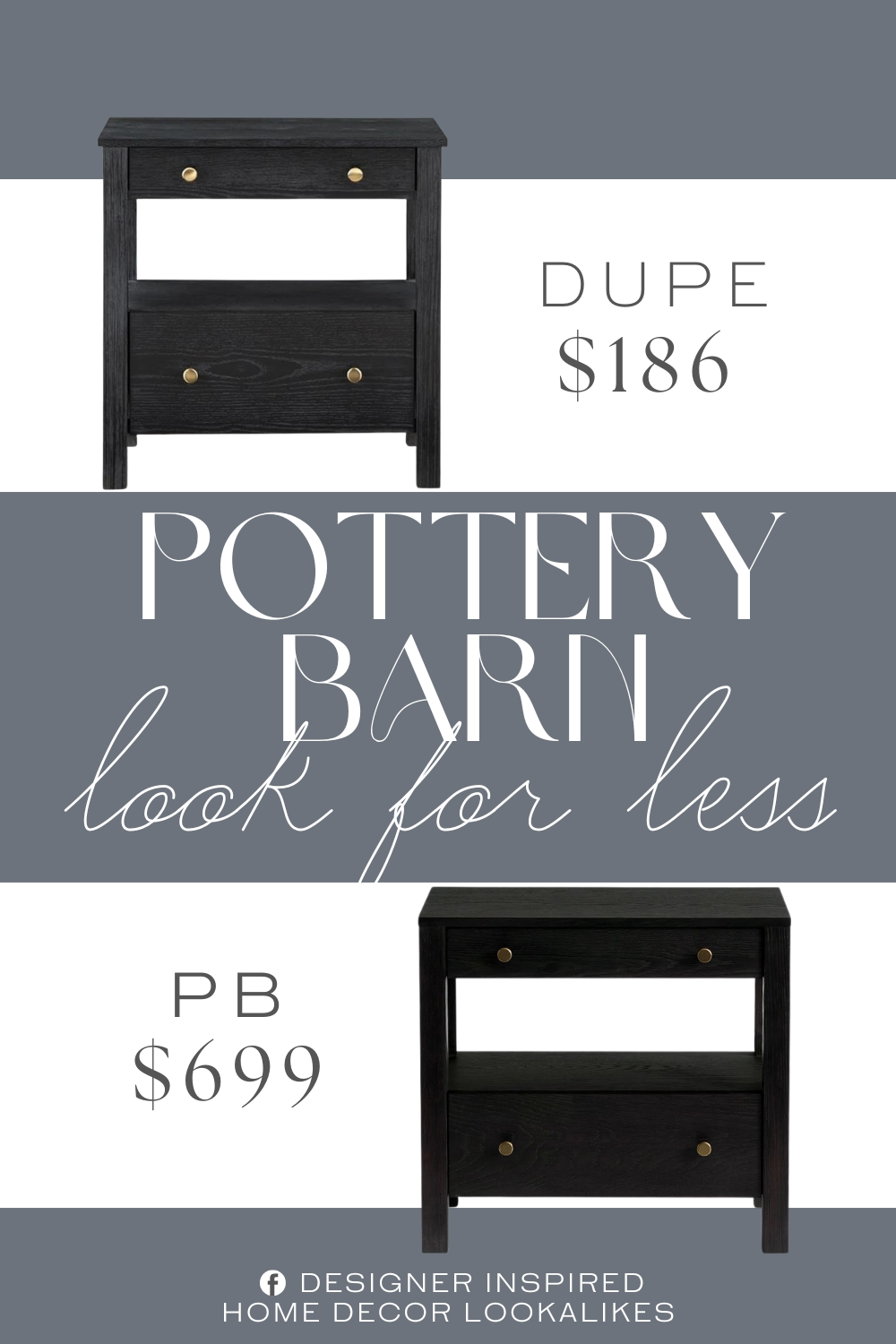 Pottery Barn Calistoga Nightstand Dupe. Poplar, Oak veneer, MDF. Kiln-dried wood helps prevent splitting, cracking, and warping.