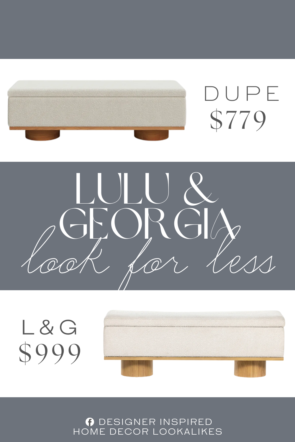 Lulu & Georgia Wynter Storage Bench Dupe. This storage bench brings any corner or room to life with its dynamic frame and generously padded seat. Its minimalist, streamlined frame is crafted from solid wood and rests on two cylindrical, oversized supports for an elevated look with a bold, casual vibe.