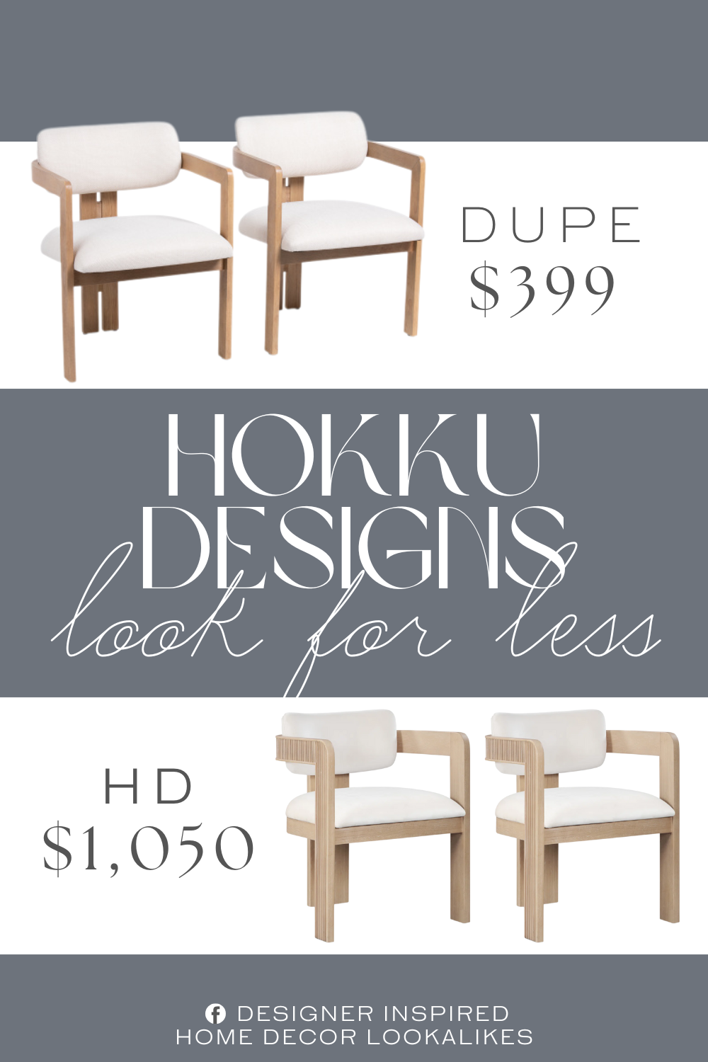 Hokku Designs Frink Linen Textured Fabric Dining Chair Dupe. set of 2, cushioned seat and back, curved back. Filled with polyurethane foam/polyester fiber batting.