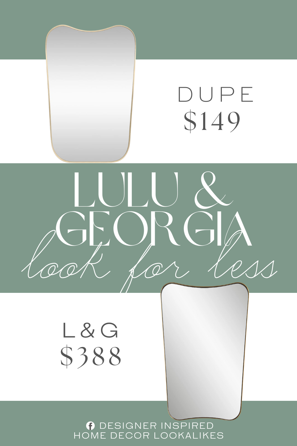 Lulu & Georgia Belvoir Mirror Dupe. The minimal aluminum frame showcases a gleaming gold finish and an arched top for an eye-catching accent that complements aesthetics from classic to farmhouse.