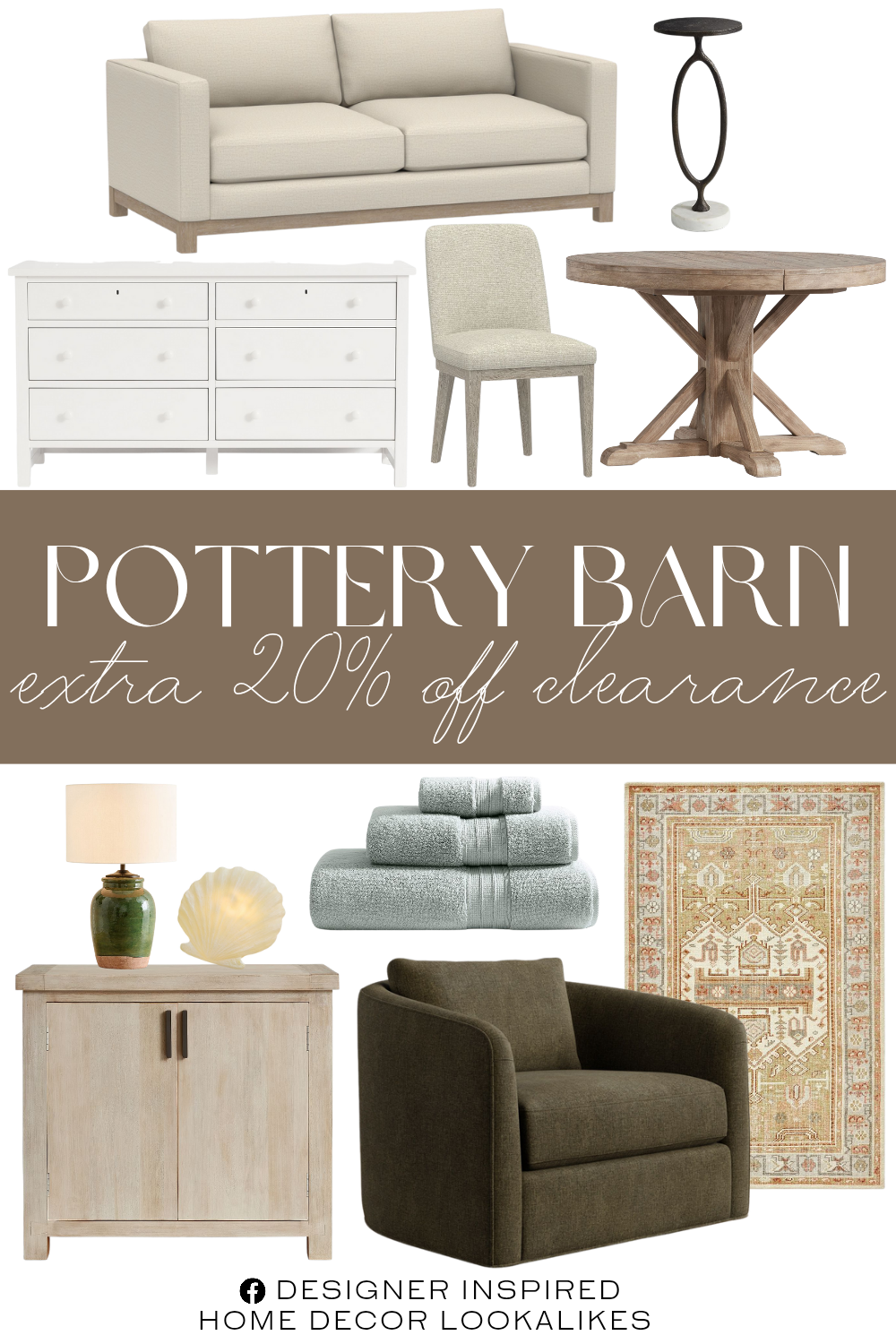 Pottery Barn Clearance. Remmy Swivel Chair. Hydrocotton Quick-Dry Towel. Nicolette Hand-Knotted Wool Rug. Farmhouse 6-Drawer Dresser. Layton Upholstered Dining Chair. Lit Coastal Objects. Reed Buffet. Miller Ceramic Table Lamp. Bodhi Round Metal Accent Table. Benchwright Round Pedestal Extendable Dining Table.