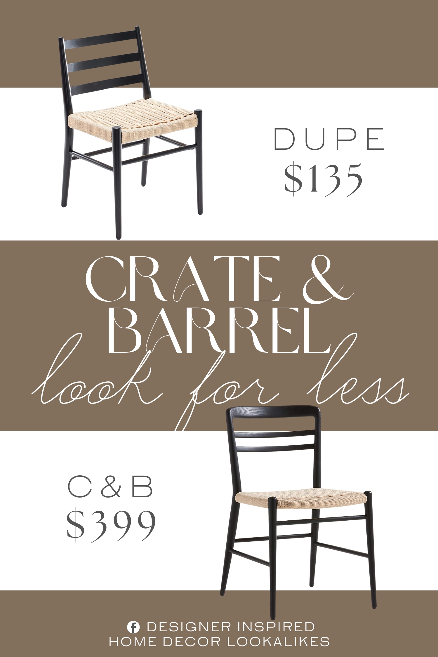 Crate & Barrel Lausen Natural Wood Dining Chair Dupe. Ergonomically designed chair back, effectively protecting your waist and back. sitting for a long time without fatigue. The simple backrest decoration fits perfectly into any kitchen, dining room decor
