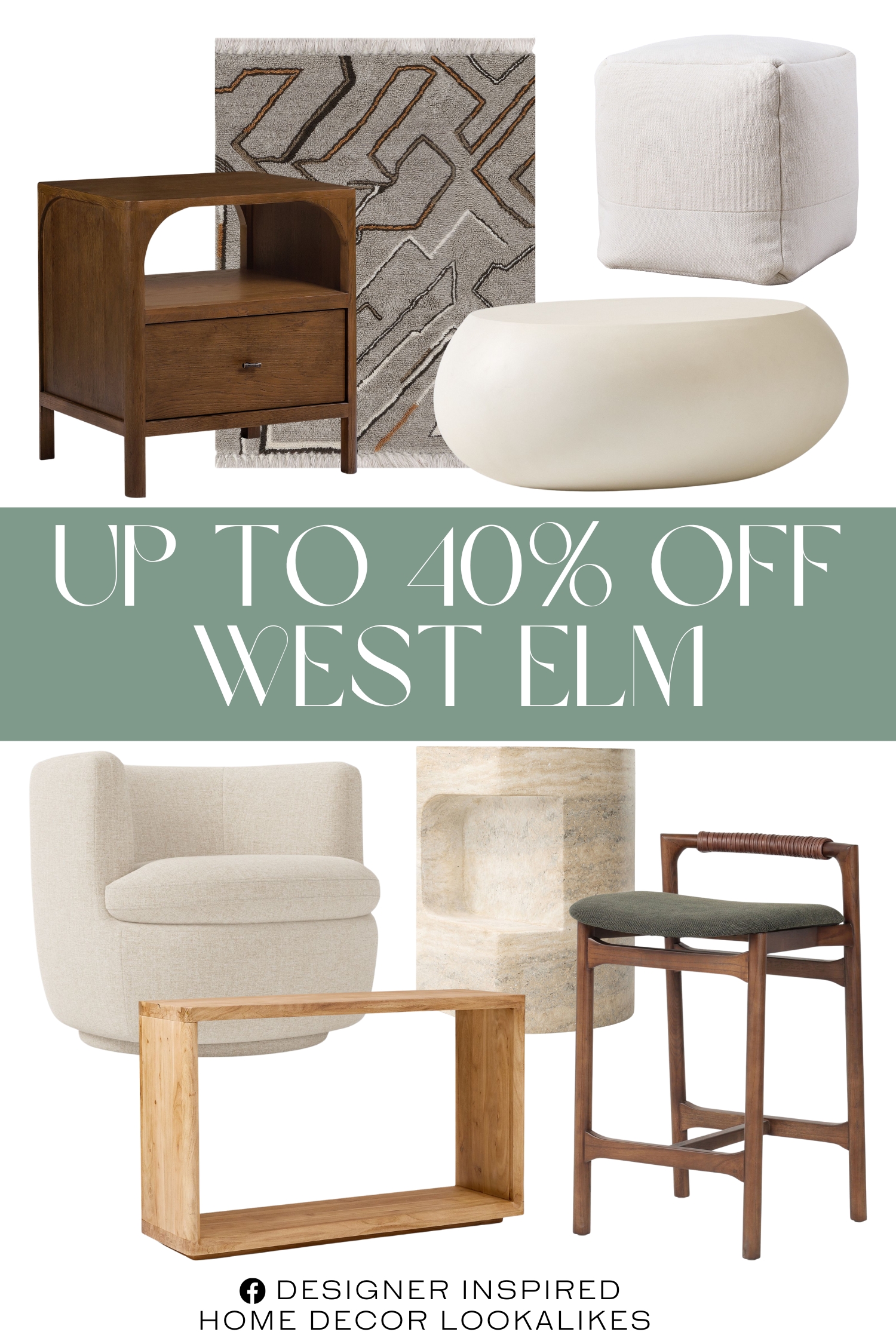 West Elm Open Box Sale. Open Box: Joplin Arched Nightstand. Pebble Indoor/Outdoor Oval Coffee Table. Kristoff Leather Swivel Ottoman. Neci Side Table. Rowland Swivel Chair. Calla Solid Wood Console. Wanderer Shag Wool Rug. Caton Counter Stool.