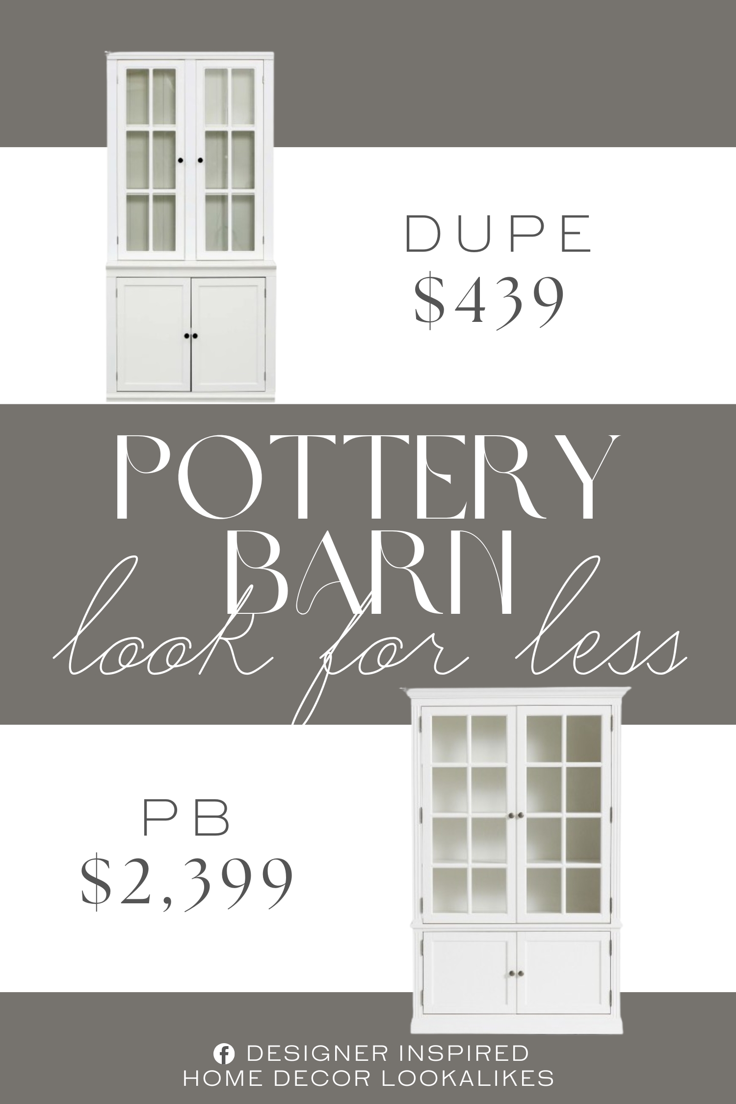 Pottery Barn Livingston Glass Cabinet Dupe. hese Display Cabinets blend retro charm and contemporary minimalism. Use standalone as a hallway centerpiece or pair multiple units for a cohesive gallery wall system.