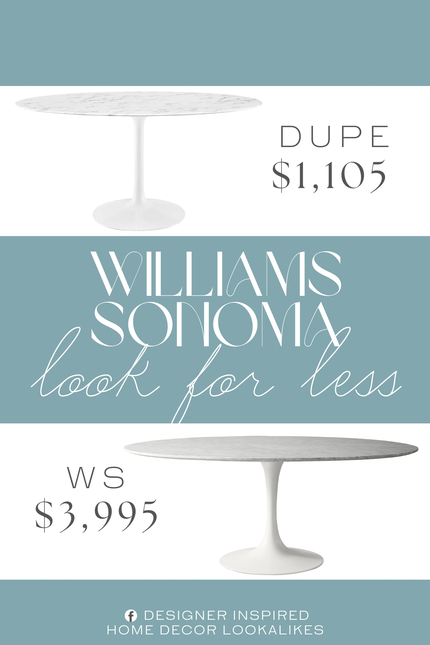 Williams Sonoma Tulip Oval Pedestal Dining Table Dupe. Its oval tabletop is crafted with artificial marble and a beveled edge for a contemporary yet timeless design. Embodying an iconic mid-century silhouette, this pedestal dining table floats on a sleek tapered metal pedestal base with a chip-resistant lacquered finish.
