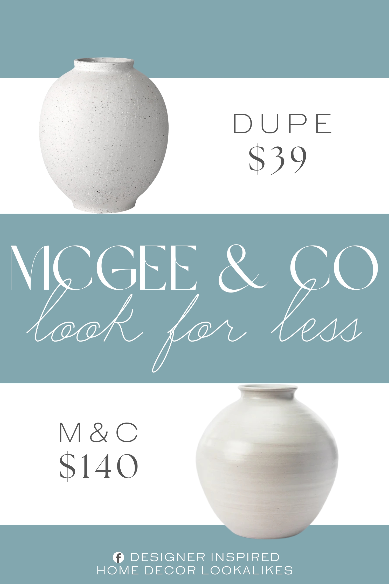 McGee & Co Enola Vase Dupe. White round vase is made of high-quality ceramics and can be placed there for individual decoration or paired with fresh flowers for decoration adding a charming touch to your home life.