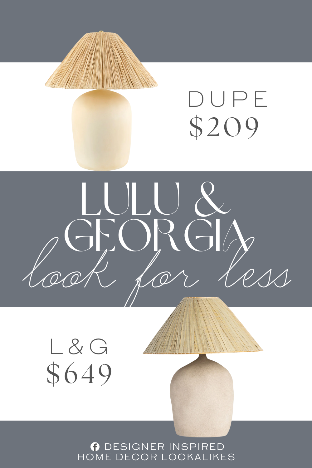 Lulu & Georgia Ertha Table Lamp Dupe. this lamp features a beautifully crafted ceramic body paired with a unique seagrass shade, creating a delightful fusion of textures and materials.