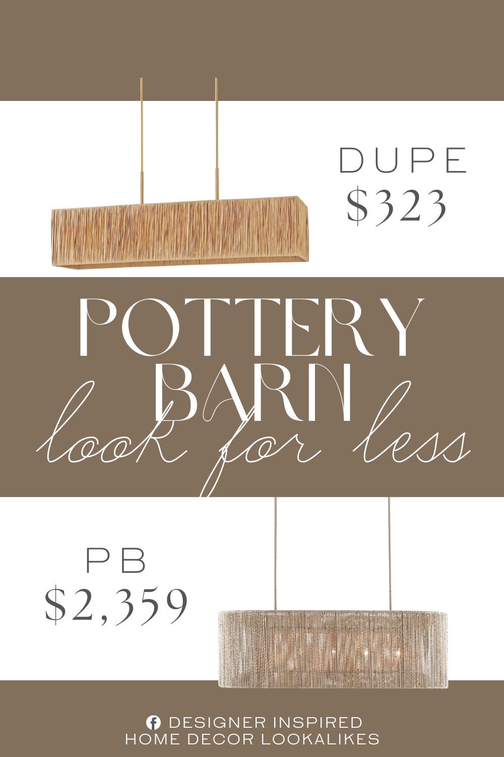 Pottery Barn Farrington Abaca Linear Chandelier Dupe. Wrapped in clean lines, the pendant light adorns a natural finish, and gold hardware invites casual refinement to any room.