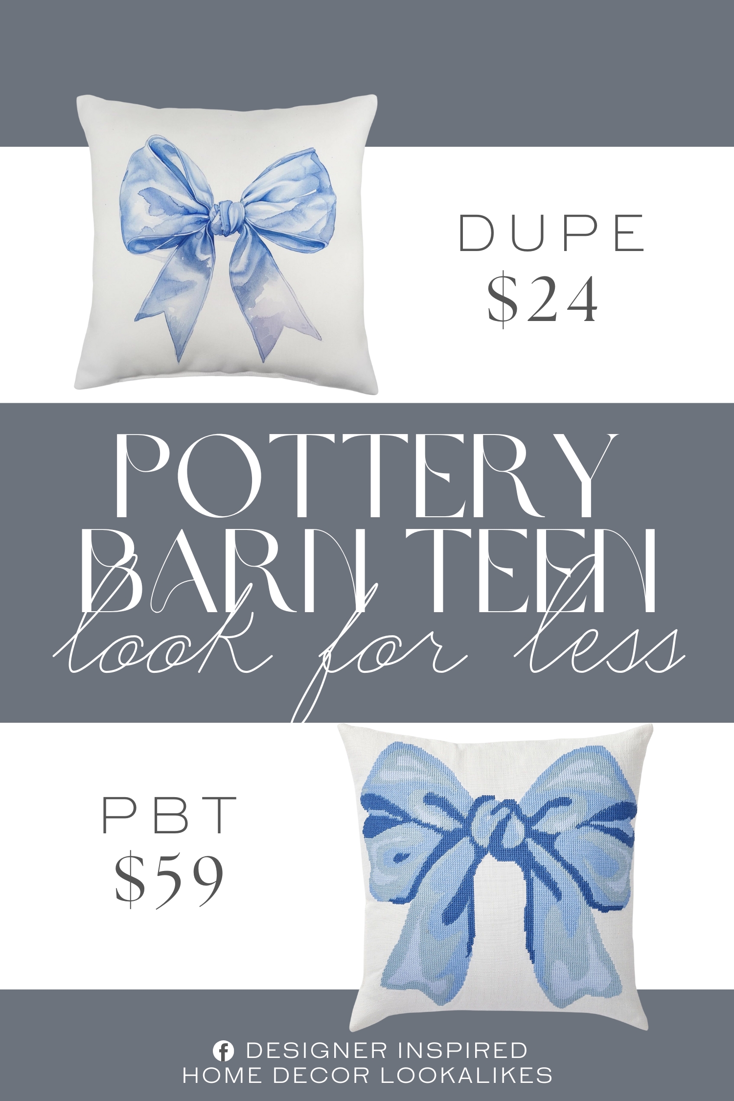 Pottery Barn Teen LoveShackFancy Needle Point Pillow Dupe. Filled with 100% polyester and sewn closed. 100% spun-polyester fabric. Double-sided print.