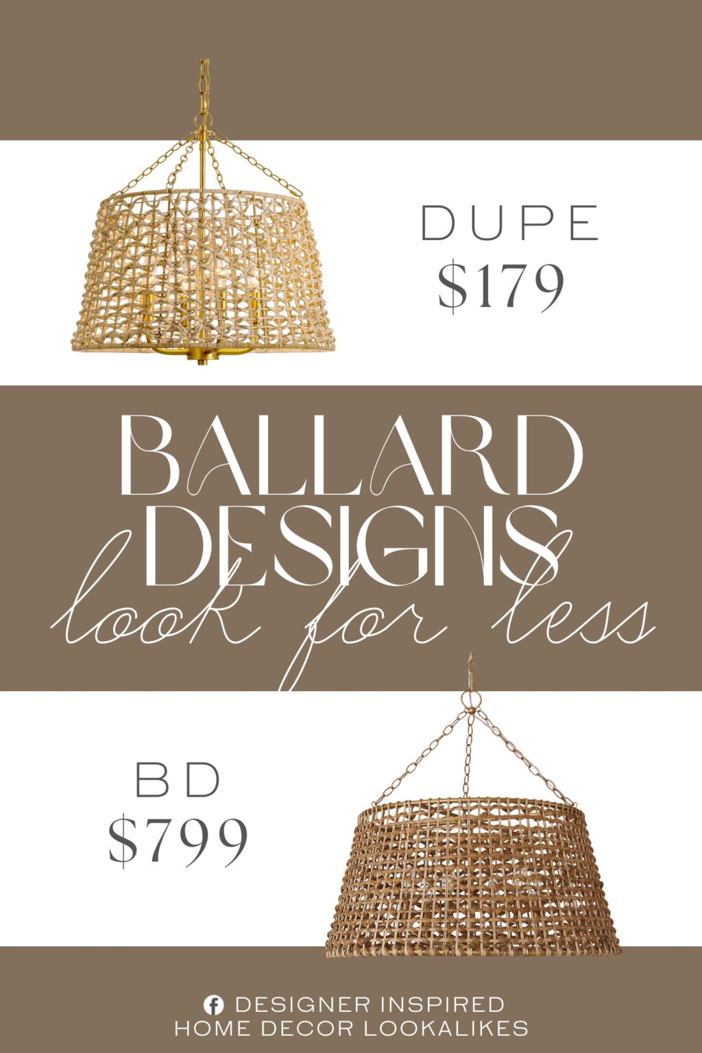 Ballard Designs Poppy 6-Light Woven Drum Chandelier Dupe. This rattan chandelier for Living room, chandelier is made of hand woven natural rattan in drum shade mixed with metal spay gold foil finish , anti-oxidant, more safety and non-fading.