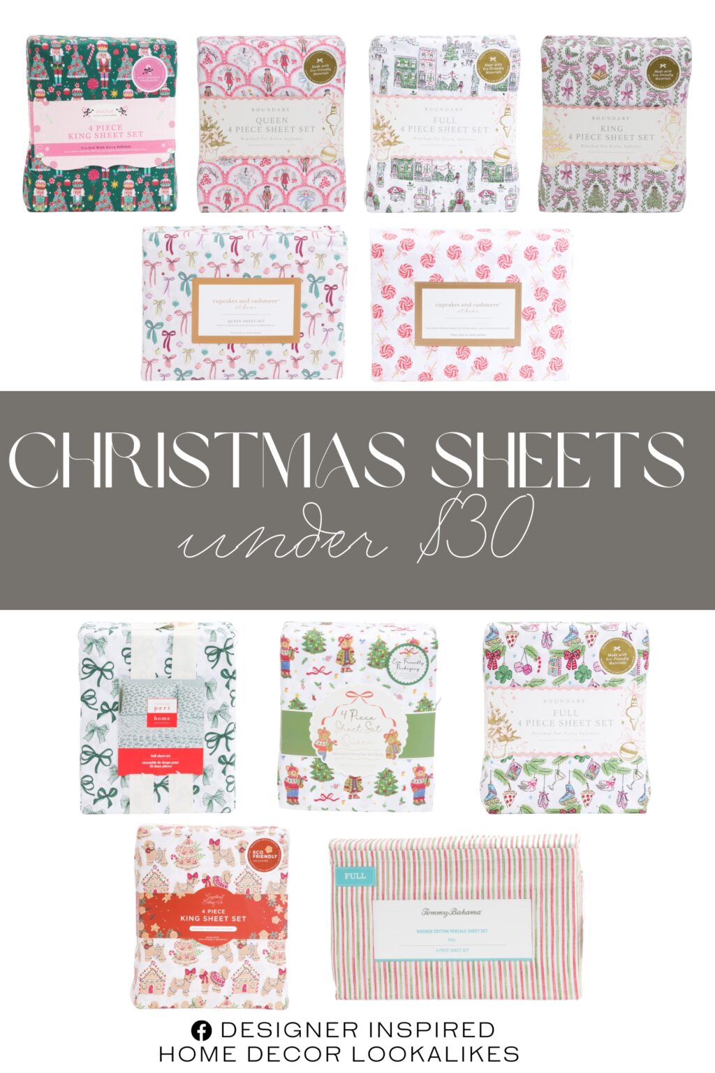 Christmas Sheet under $30. Cotton Percale Striped Sheet Set. Funky Ornaments Sheet Set. Sweet Bow Candy Sheet Set. Gingerbread Dogs Sheet Set. Classic Christmas Teddy Sheet Set. Bows Sheet Set. Christmas Coquette Frames Sheet Set. Candy Nutcracker Sheet Set. 12 Days Of Chirstmas Sheet Set. Nyc Christmas Sheet Set.