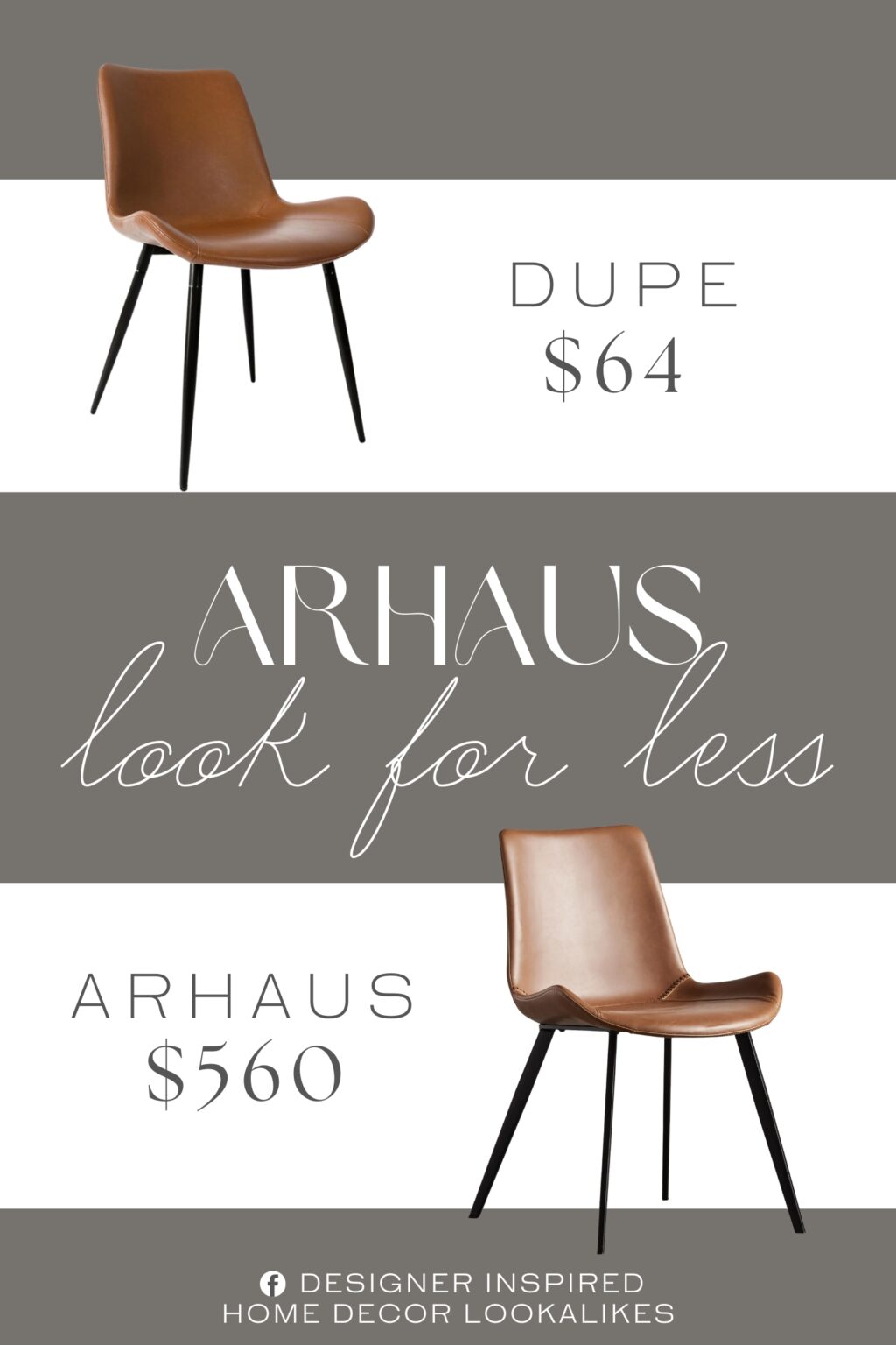 Arhaus Gage Faux Leather Dining Chair Dupe. Featuring thick padded seats and backrests, these armless side chairs provide exceptional comfort for extended sitting. The ergonomic design supports proper posture, making them ideal for kitchens, dining rooms, or conference rooms.