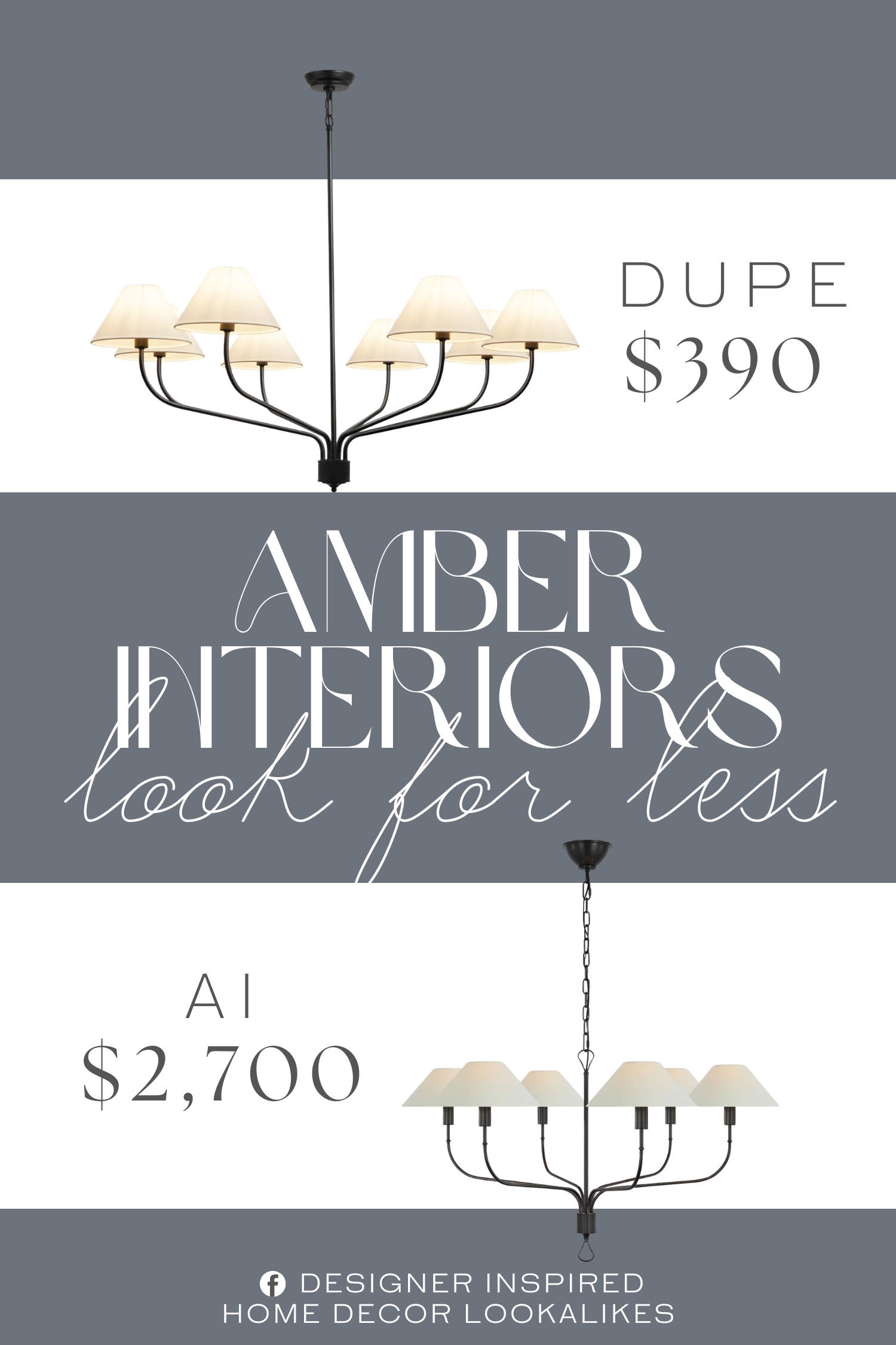 Amber Interiors Griffin Extra Large Tail Chandelier Dupe. This large chandelier with shades features a round shape adorned with eight delightful mushroom-shaped fabric shades, adding a cute and lively touch to your home while infusing a vibrant and fresh atmosphere.