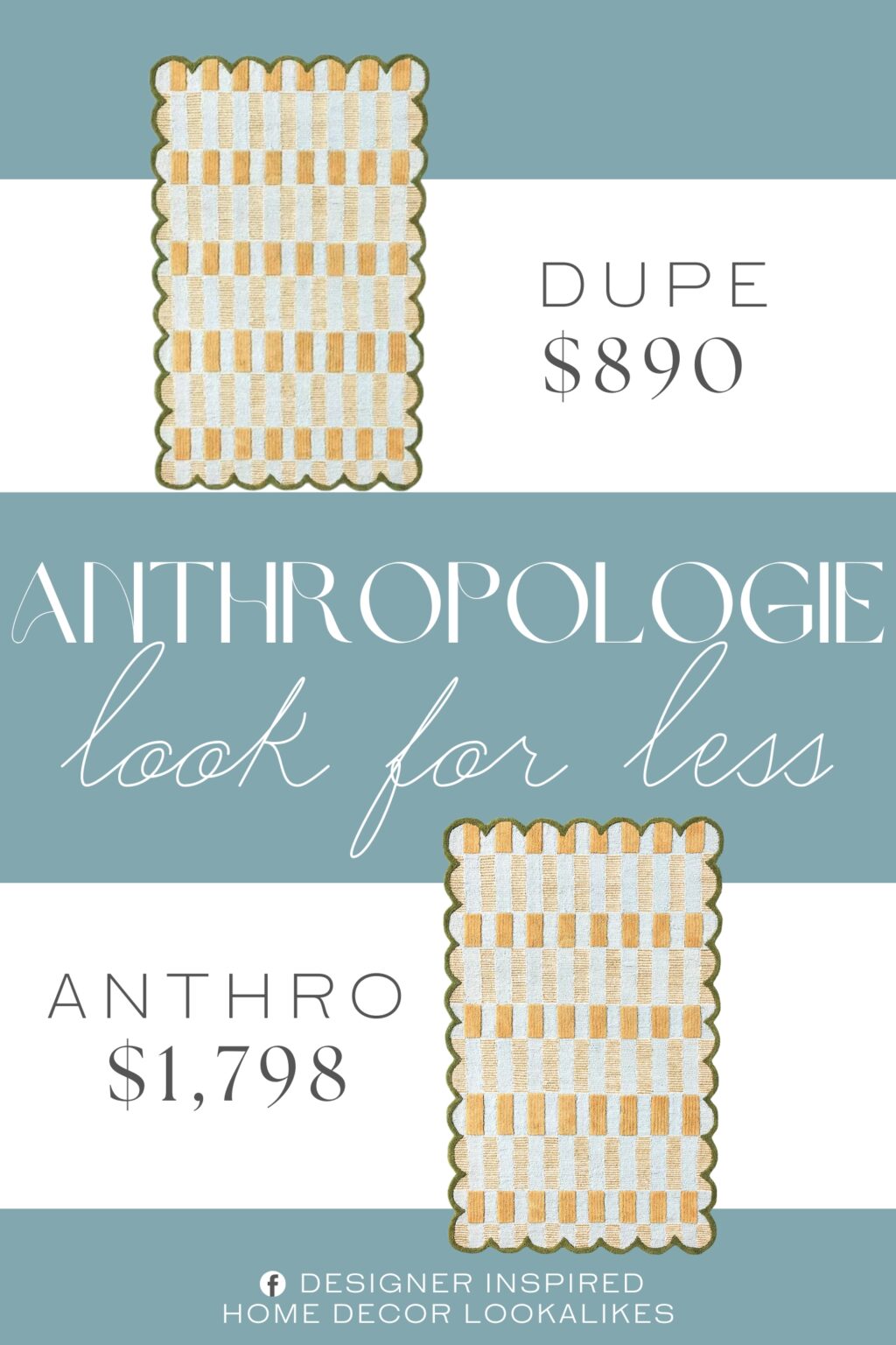 Anthropologie Wool Tufted Scalloped Rug Dupe. Hand-Tufted Construction: Crafted by skilled artisans for superior quality and detail.