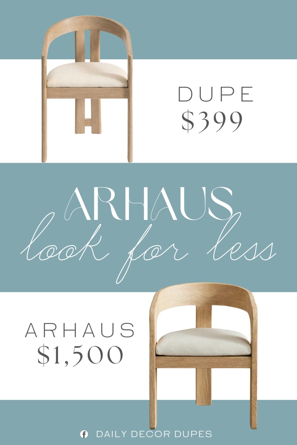 Arhaus Anami Outdoor Dining Chair Dupe.