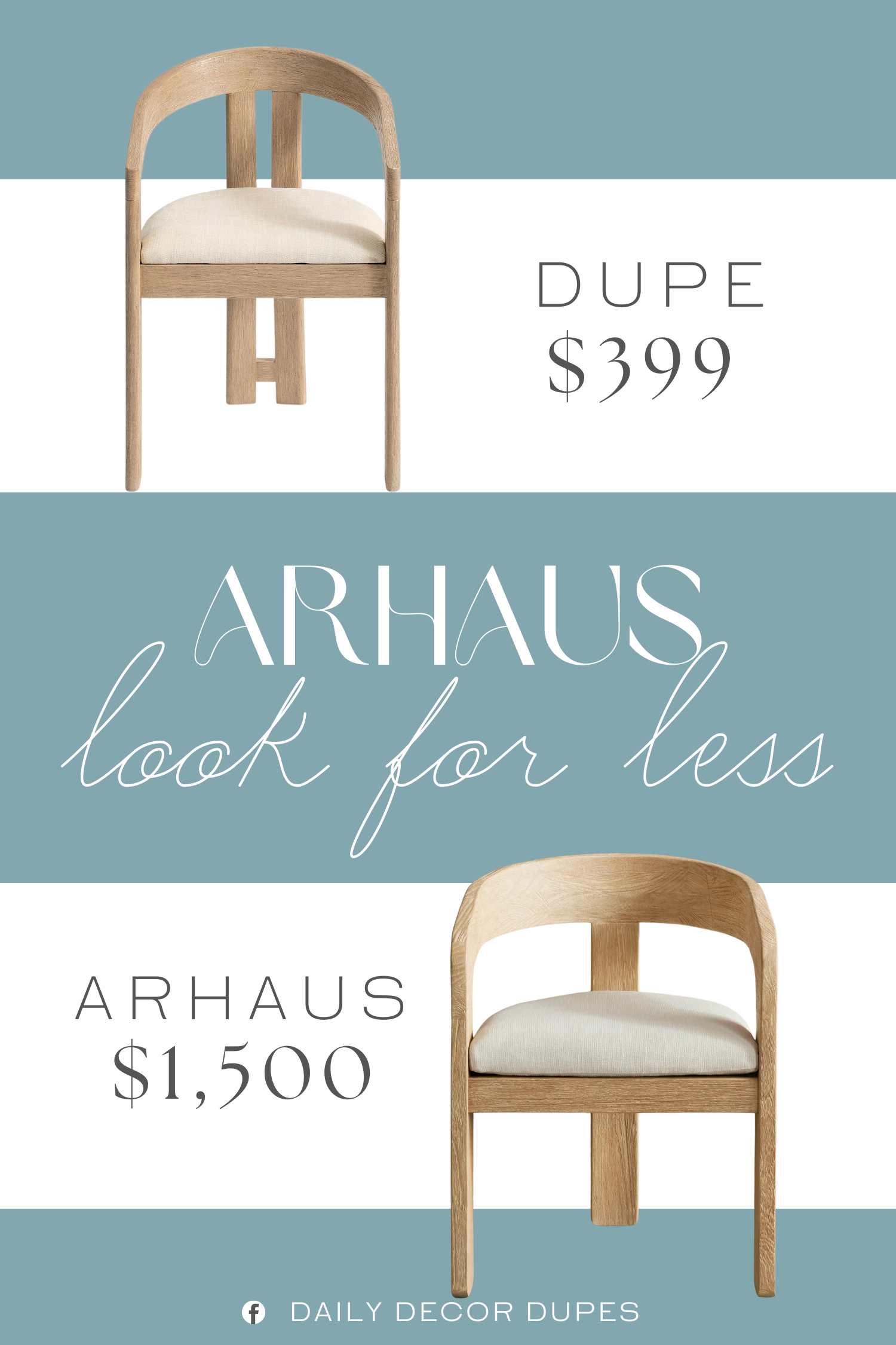 Arhaus Anami Outdoor Dining Chair Dupe.