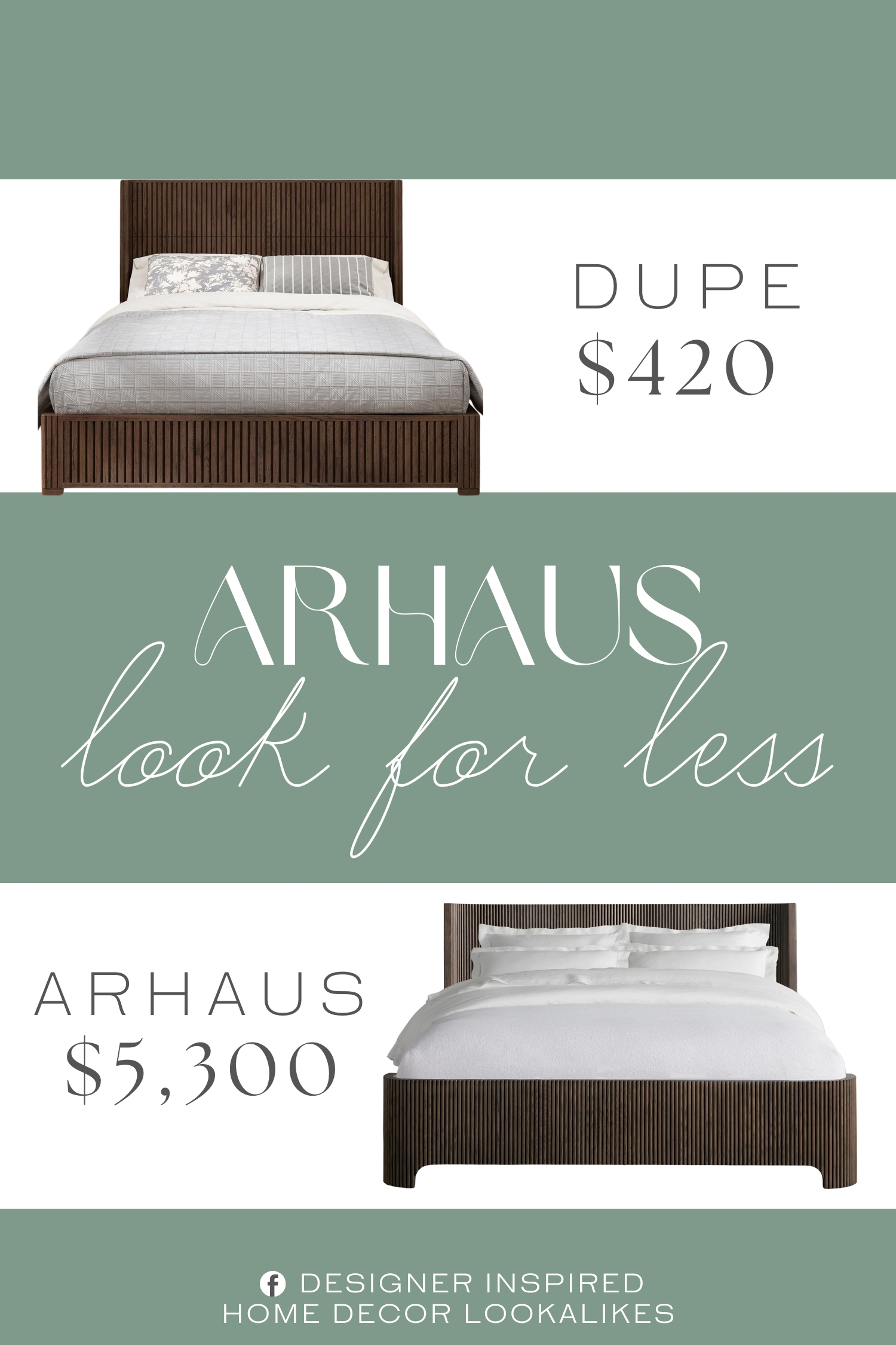 Arhaus Astor Bed Dupe. Expertly crafted from sturdy, eco-friendly wood that resists warping and cracking, guaranteeing long-lasting durability and safe everyday use.