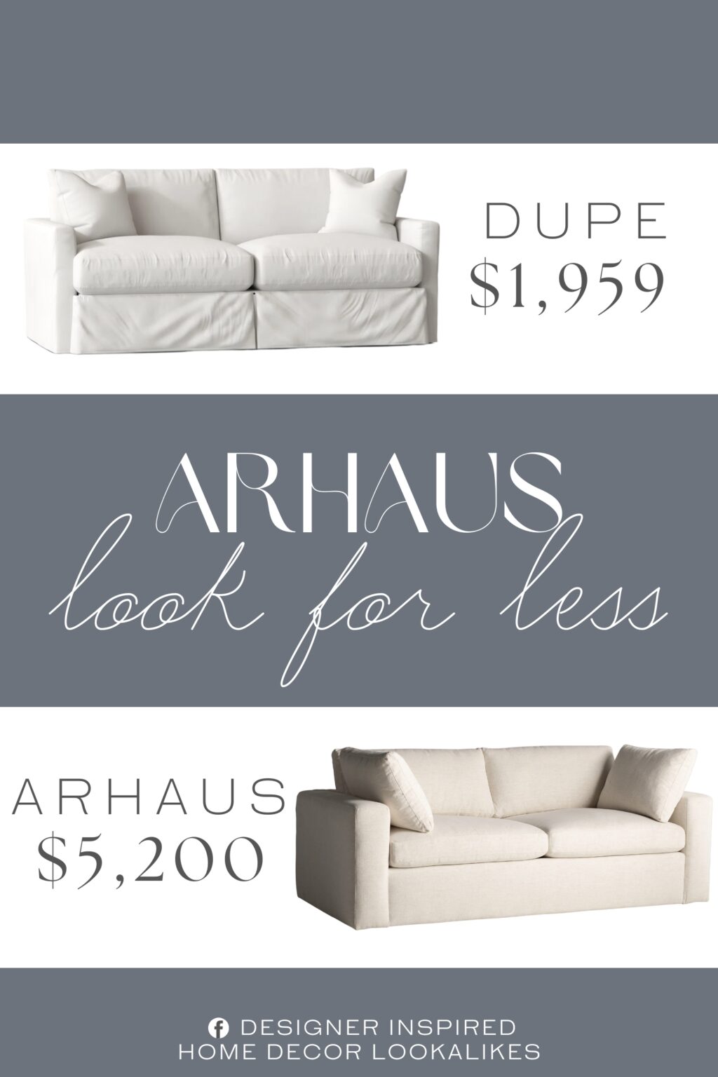 Arhaus Beale Sofa Dupe. It's made from solid and engineered wood and features sleek track arms for a clean look.