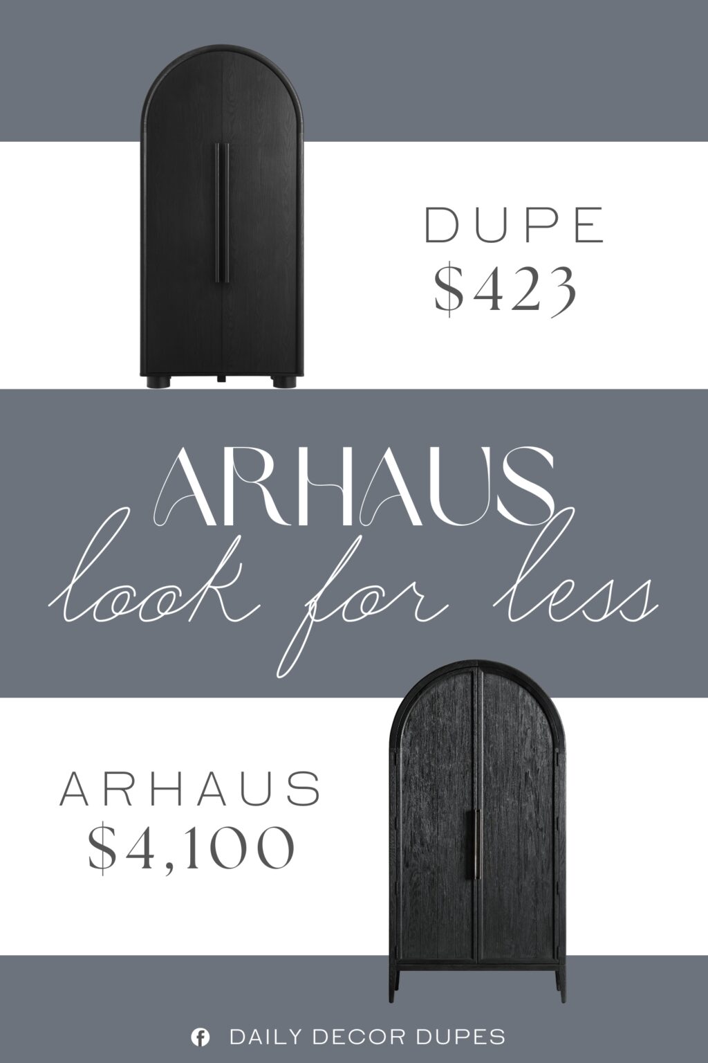 Arhaus Hattie Cabinet Dupe. Built with sturdy construction, ensuring durability and reliable performance for long-term use.