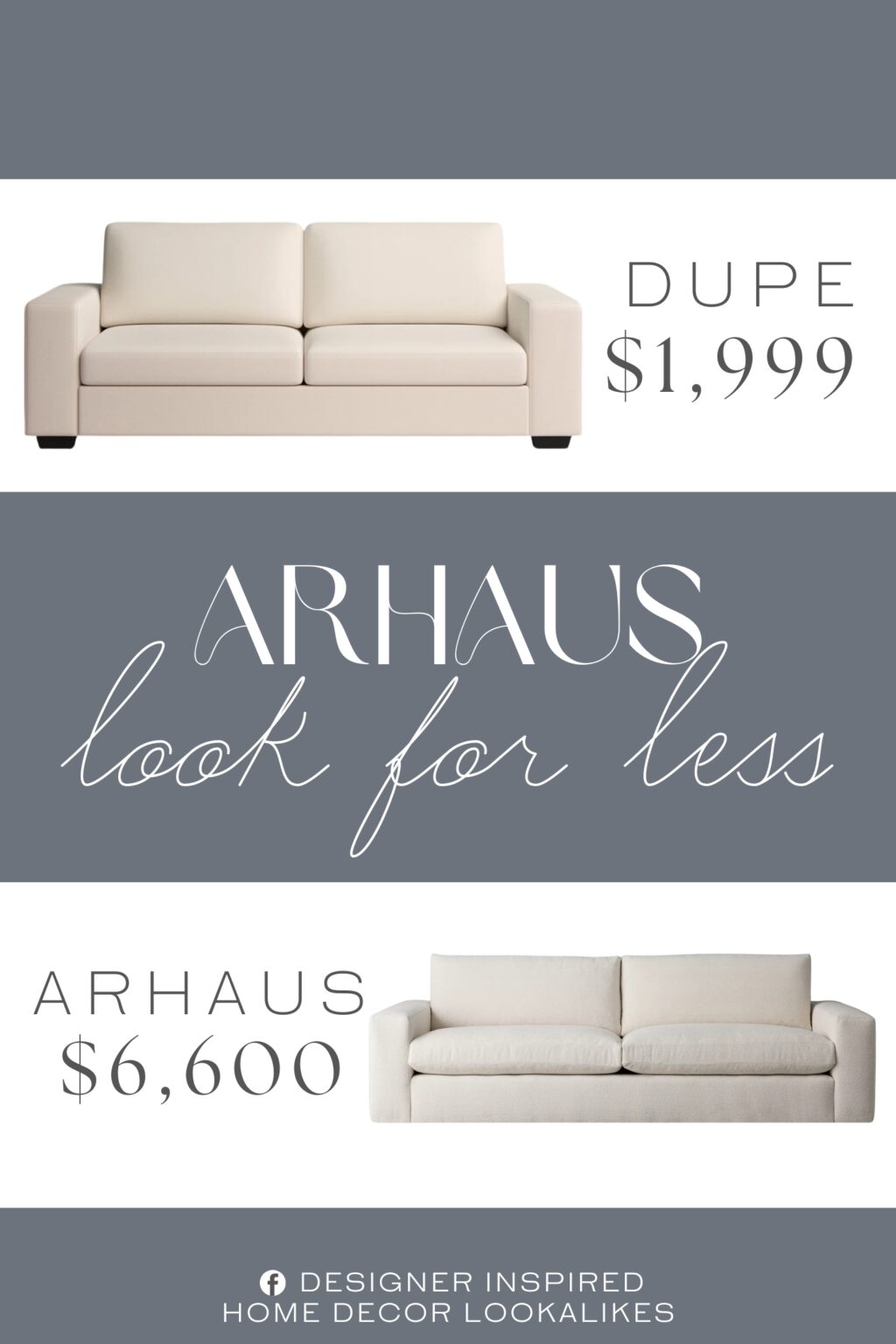 Arhaus Kipton Wide Arm Sofa Dupe. Crafted with premium fabric and meticulous attention to detail, it effortlessly elevates your home’s atmosphere, striking the perfect balance between practicality and style.