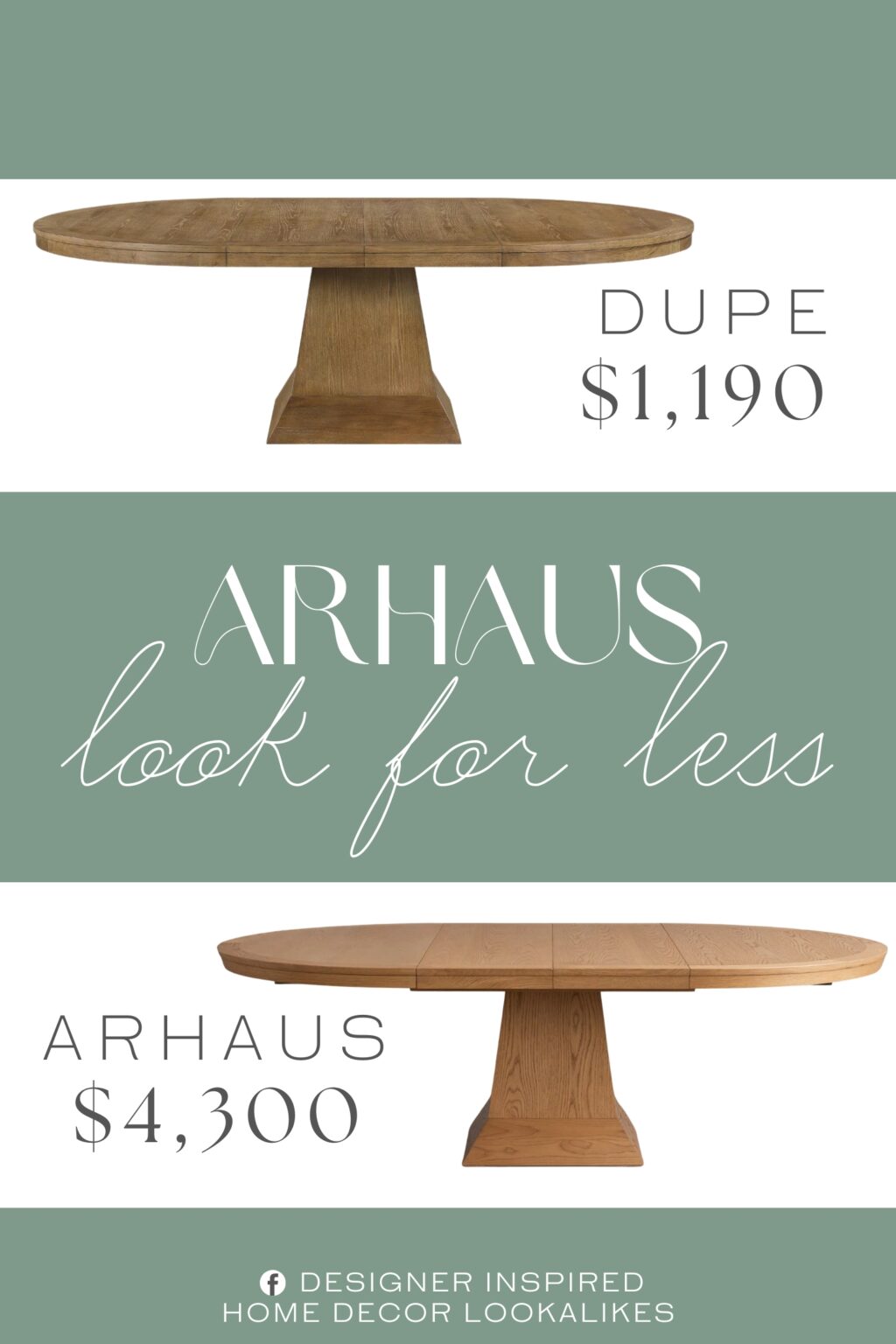 Arhaus Leighton Extension Dining Table Dupe. Expertly crafted of oak veneers, solid Asian hardwoods and engineered woods.