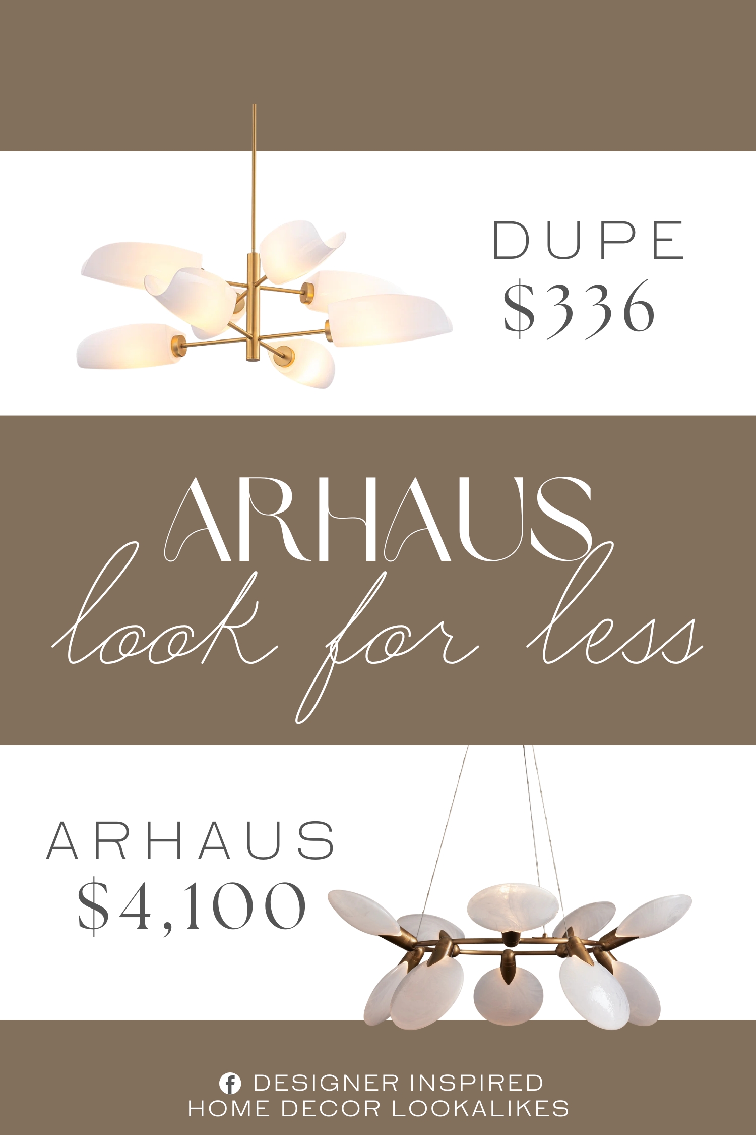 Arhaus Lyla Round Chandelier Dupe. The layered design catches and diffuses the light beautifully, casting a warm, inviting glow that feels both artistic and refined.