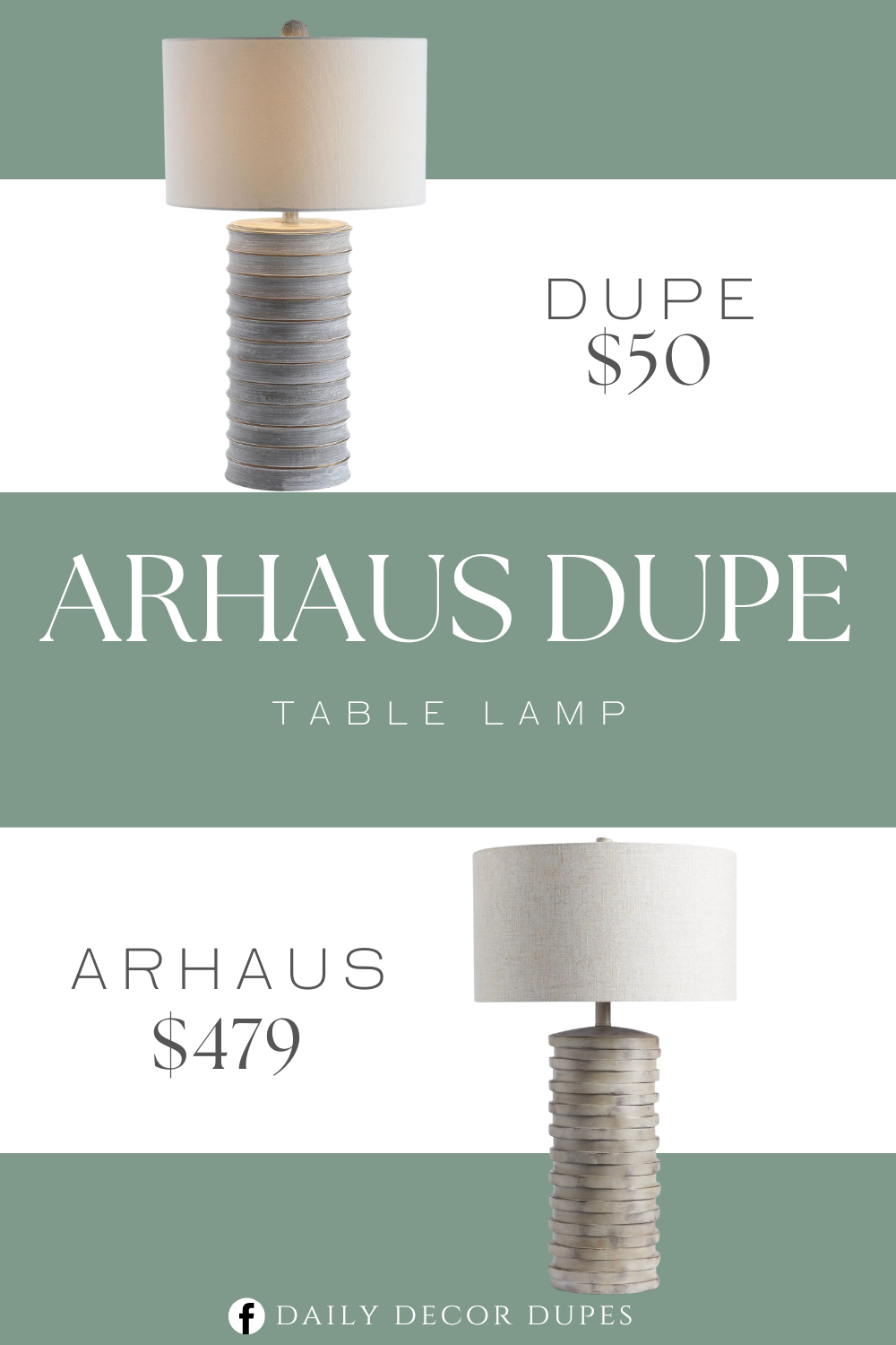 Arhaus Maeve Taupe Table Lamp Dupe. This Wash white table lamp features an off-white shade. Crafted of polyresin with a cotton shade.