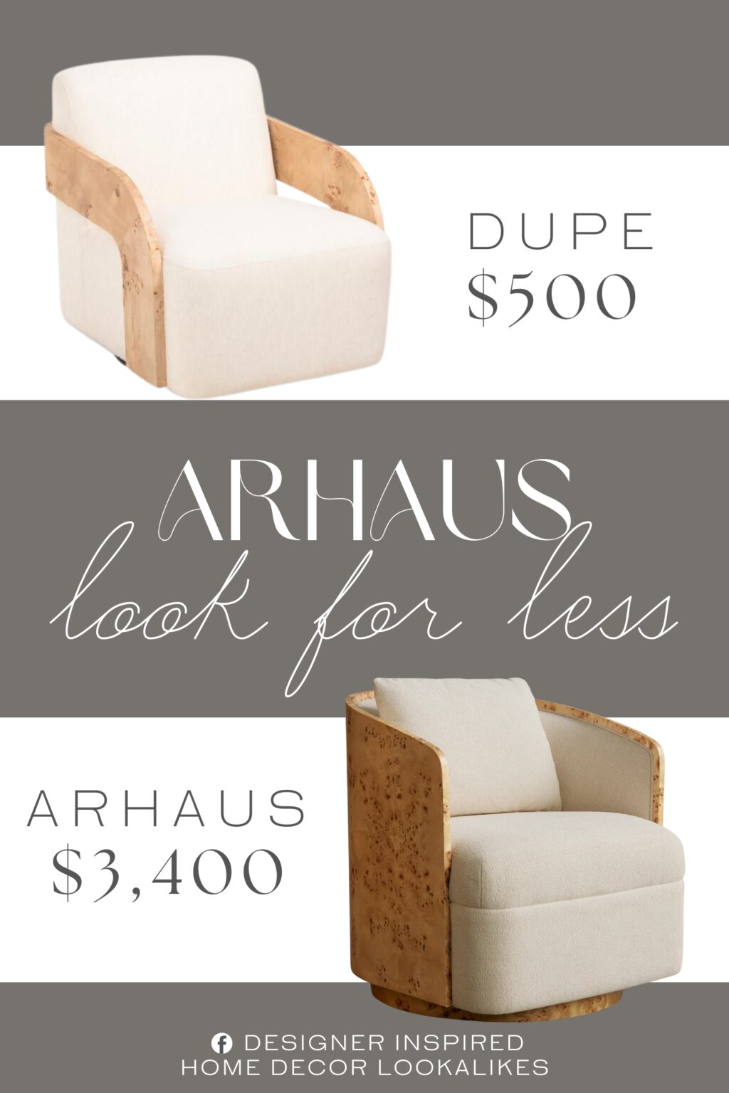 Arhaus Tilda Swivel Chair Dupe. burled details, 360 degree swivel. fill: polyurethane foam/polyester fiber batting.