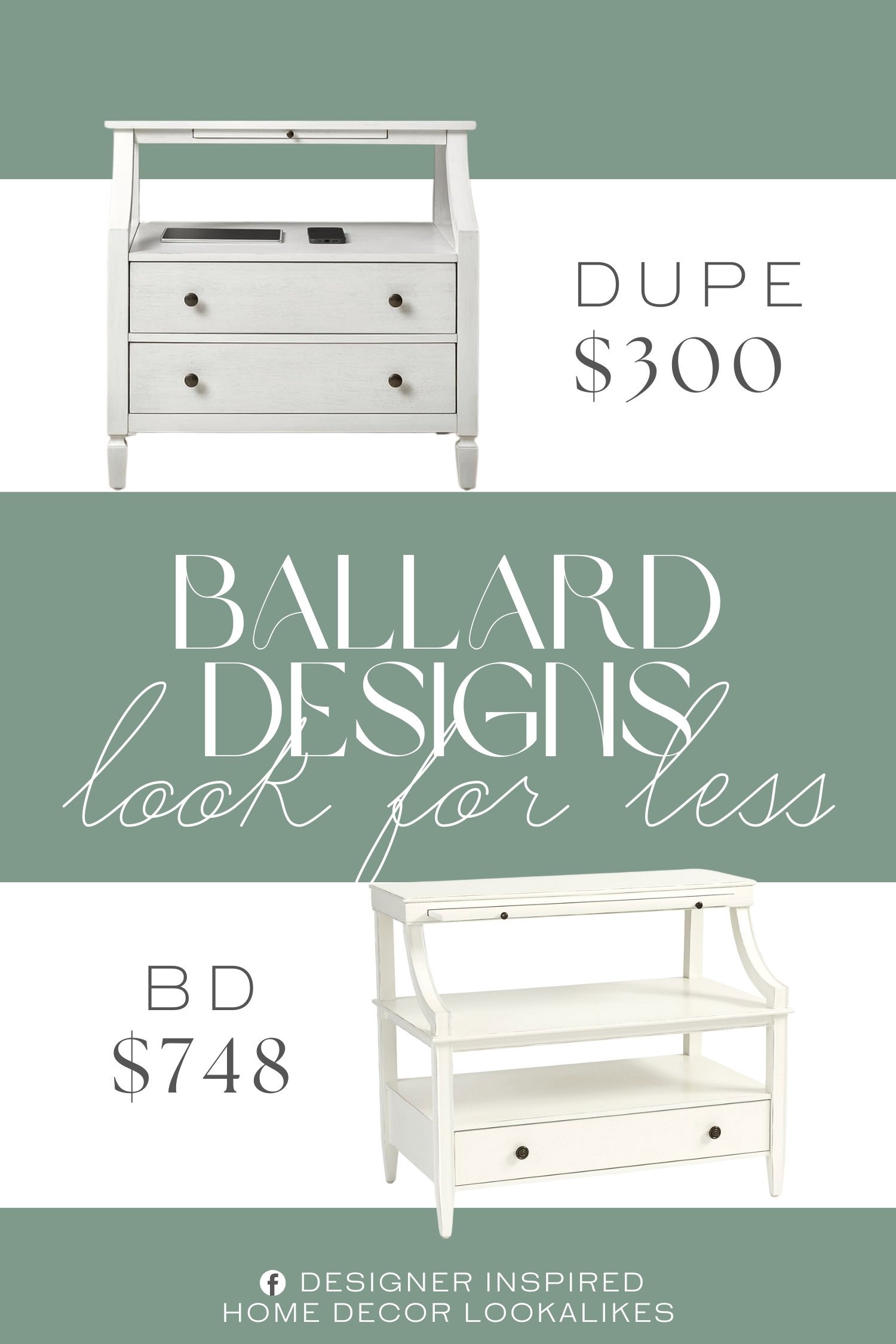 Ballard Designs Sidney Open 1-Drawer Nightstand Dupe. Made with a strong wood frame and solid legs, this bedside table offers stable support. It features smooth metal drawer glides and durable handles, ensuring long-lasting use. Adjustable feet help it stay level on uneven floors.