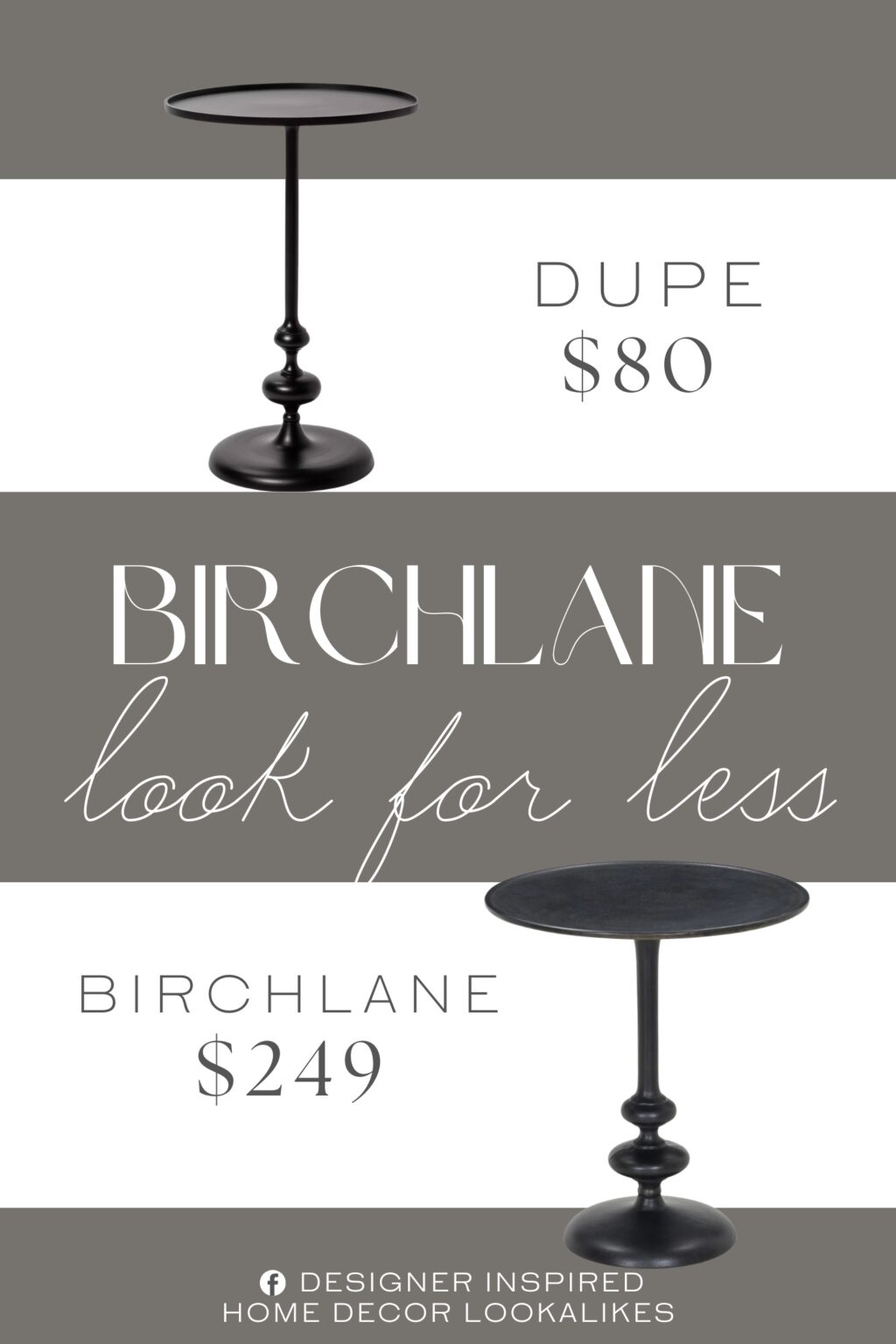 Birch Lane Aggie End Table Dupe. Featuring a solid aluminum frame and a slender design, this metal accent table makes for a stylish and functional accent piece that can be easily moved from place to place.