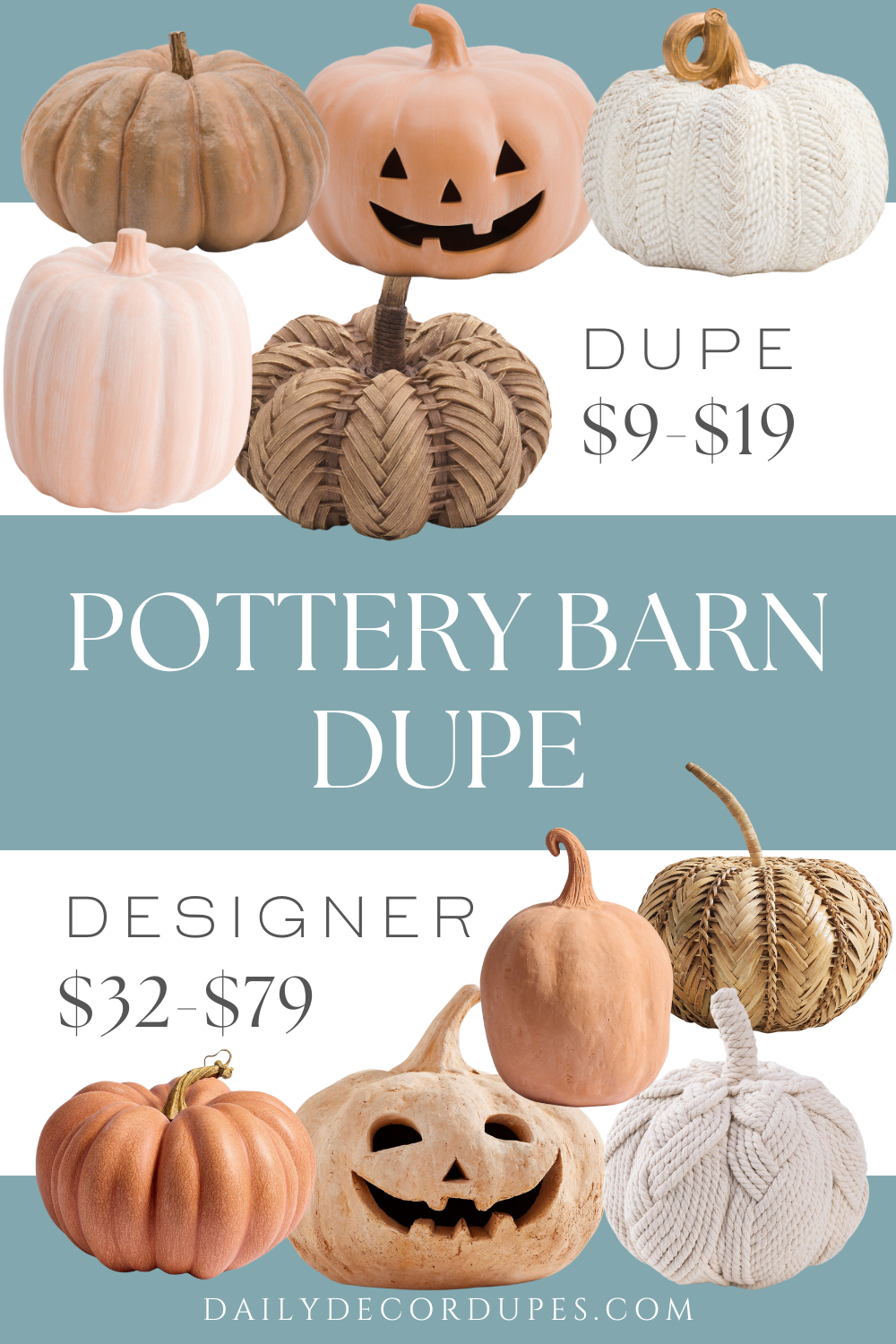 Pottery Barn Decorative Pumpkin Dupe. Holiday-themed accent. Harvest season decoration. Cut out accents details. Pumpkin shaped style. Textured pumpkin design. Autumn and fall themed decor. Terracotta Handicraft, Faux Pumpkin, Terracotta Jack-o'-Lanterns, Rattan Woven, and Rope Braided Pumpkins.