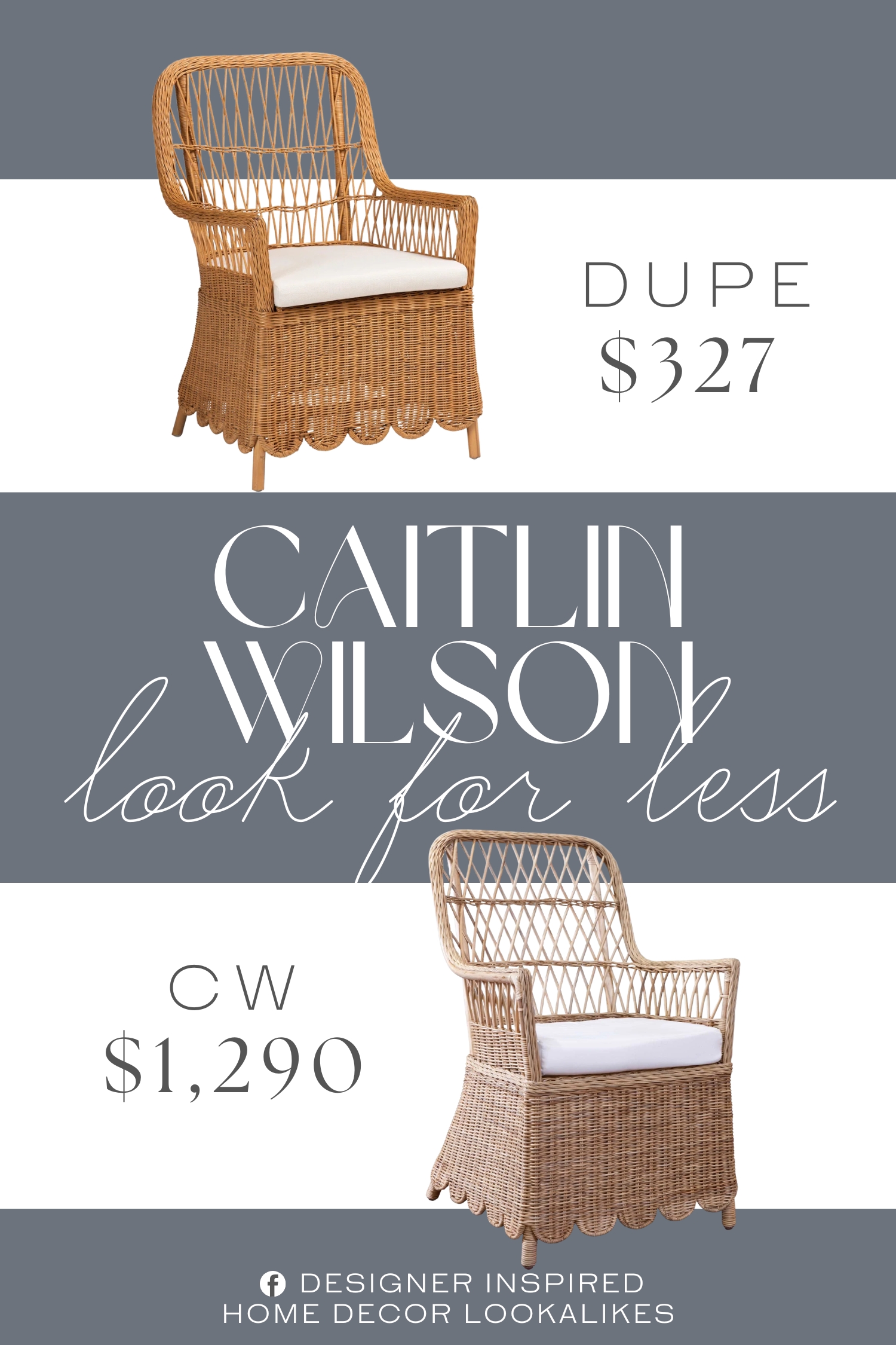 Caitlin Wilson Monaco Chair Dupe. this bohemian piece consists of natural rattan adeptly fashioned by skilled artisans.