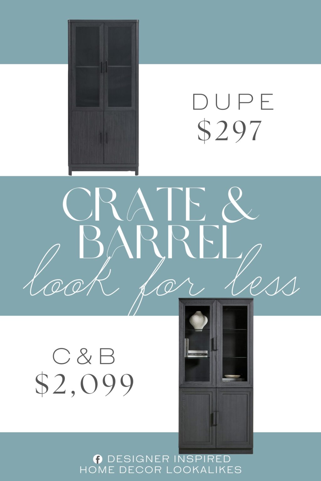 Crate & Barrel Calypso Black Wood Storage Cabinet Dupe. Crafted from premium manufactured wood with a beautiful wood grain finish, each unit stands on durable, lifted legs for long-lasting stability and style.