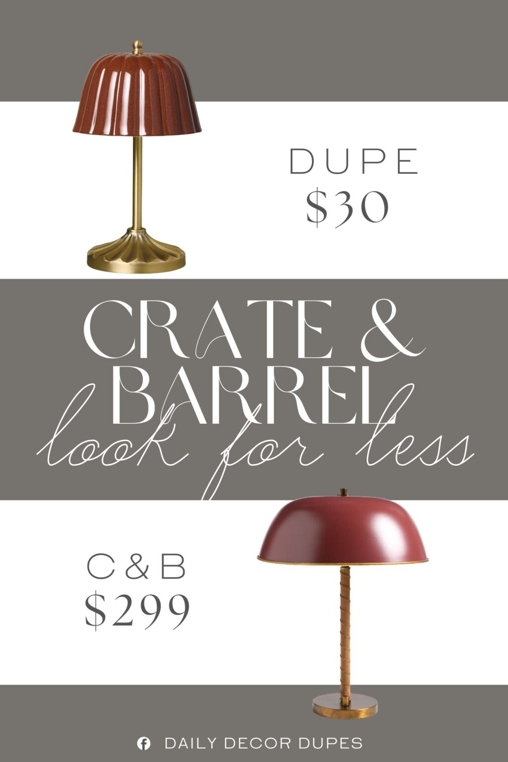 Crate & Barrel Dalton Metal Dome Table Lamp Dupe. This metal body lamp features a ceramic bowl-shaped shade that gives a cute look to living rooms, bedrooms, or entryways. It has a one-way on and off and an inline cord rocker-switch light setting for easy operation.
