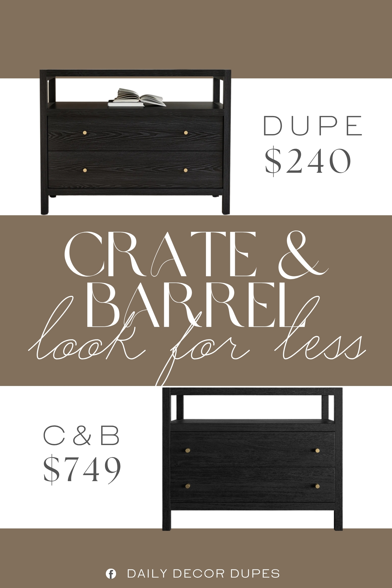 Crate & Barrel Keane Black Solid Wood Charging Nightstand Dupe. Crafted from sturdy wood, this nightstand is built to last, ensuring it remains a reliable and stylish part of your bedroom for years to come.