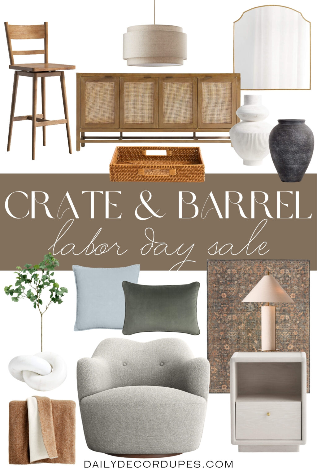Crate & Barrel Labor Day Sale.
