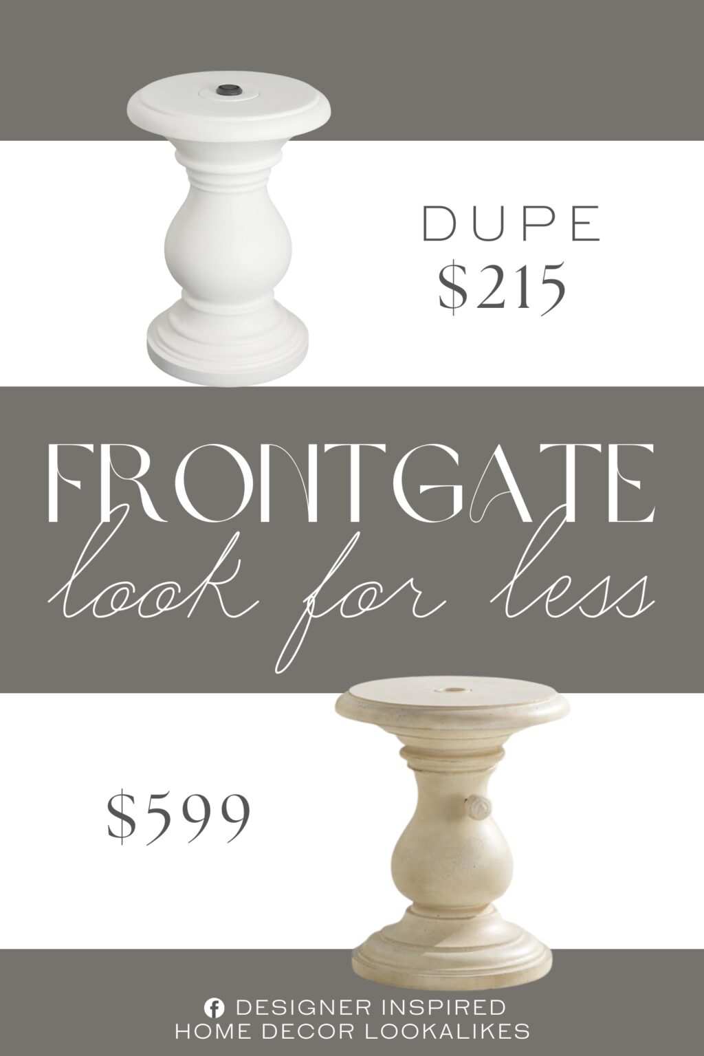 Frontgate Cove Umbrella Table Dupe. Constructed from durable and weather-resistant MGO, this umbrella base is designed to provide strong and stable support for your patio umbrella. Its heavy-duty structure ensures excellent performance in various outdoor conditions, from sun to wind, making it a reliable and stylish addition to your outdoor area