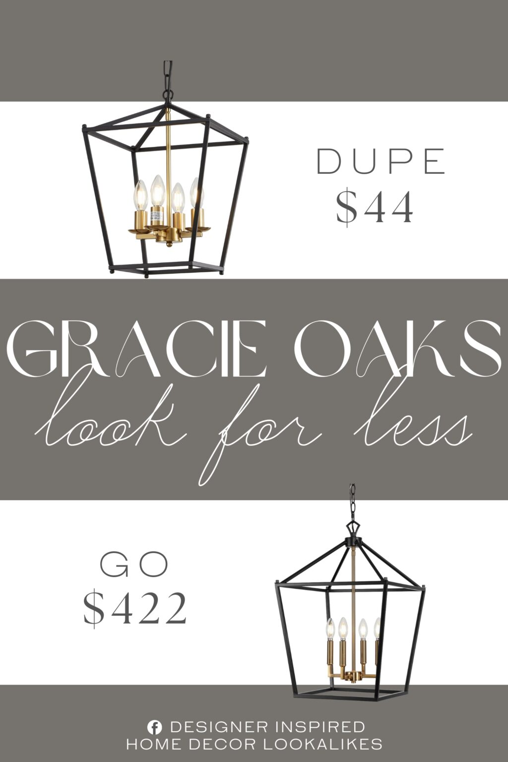 Gracie Oaks Light Oil Rubbed Bronze Lantern Pendant Dupe. This rustic entryway light fixture designed with trapezoidal linear brass metal frame, combined with a mid-column candelabra style bulb holder, it adding a mix contemporary and retro charm to wherever it hangs.