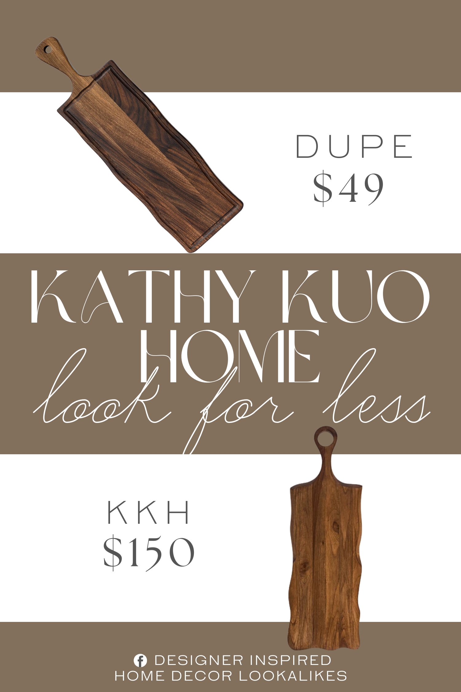 Kathy Kuo Home Juliska Brown Teak Long Serving Board Dupe. Designed with practicality in mind, the built-in handle ensures easy transportation from kitchen to table. Effortlessly carry your culinary creations to serve family and friends with style, all while adding a touch of convenience to your hosting experience.