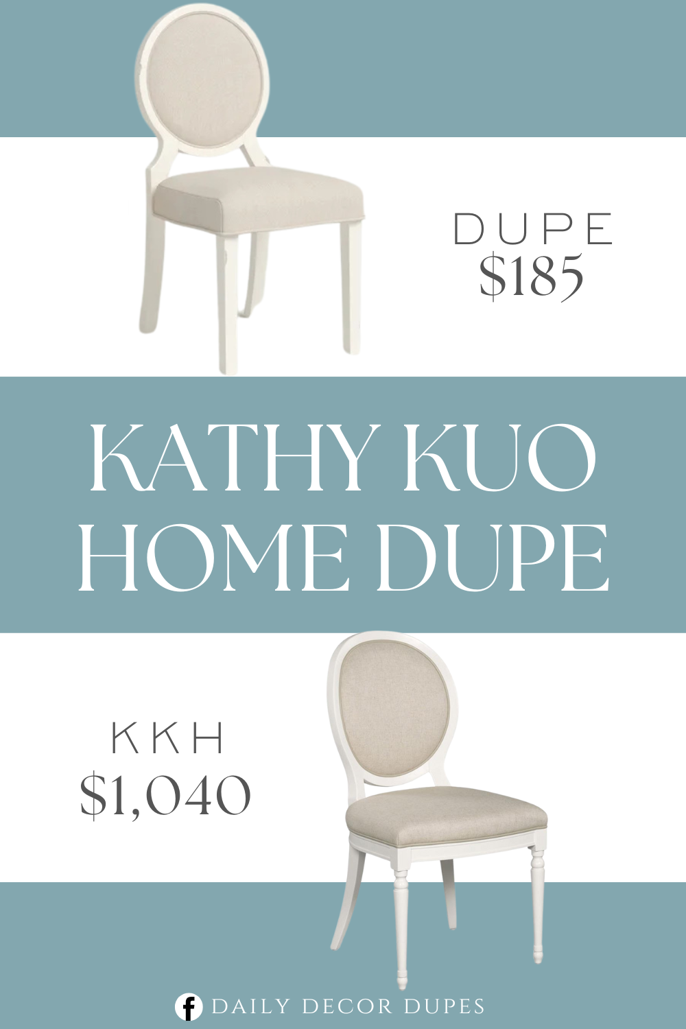 Kathy Kuo Home Hampton French Dining Side Chair Dupe. crafted from solid and engineered wood with a King Louis-style back that features a charming lattice cutout.