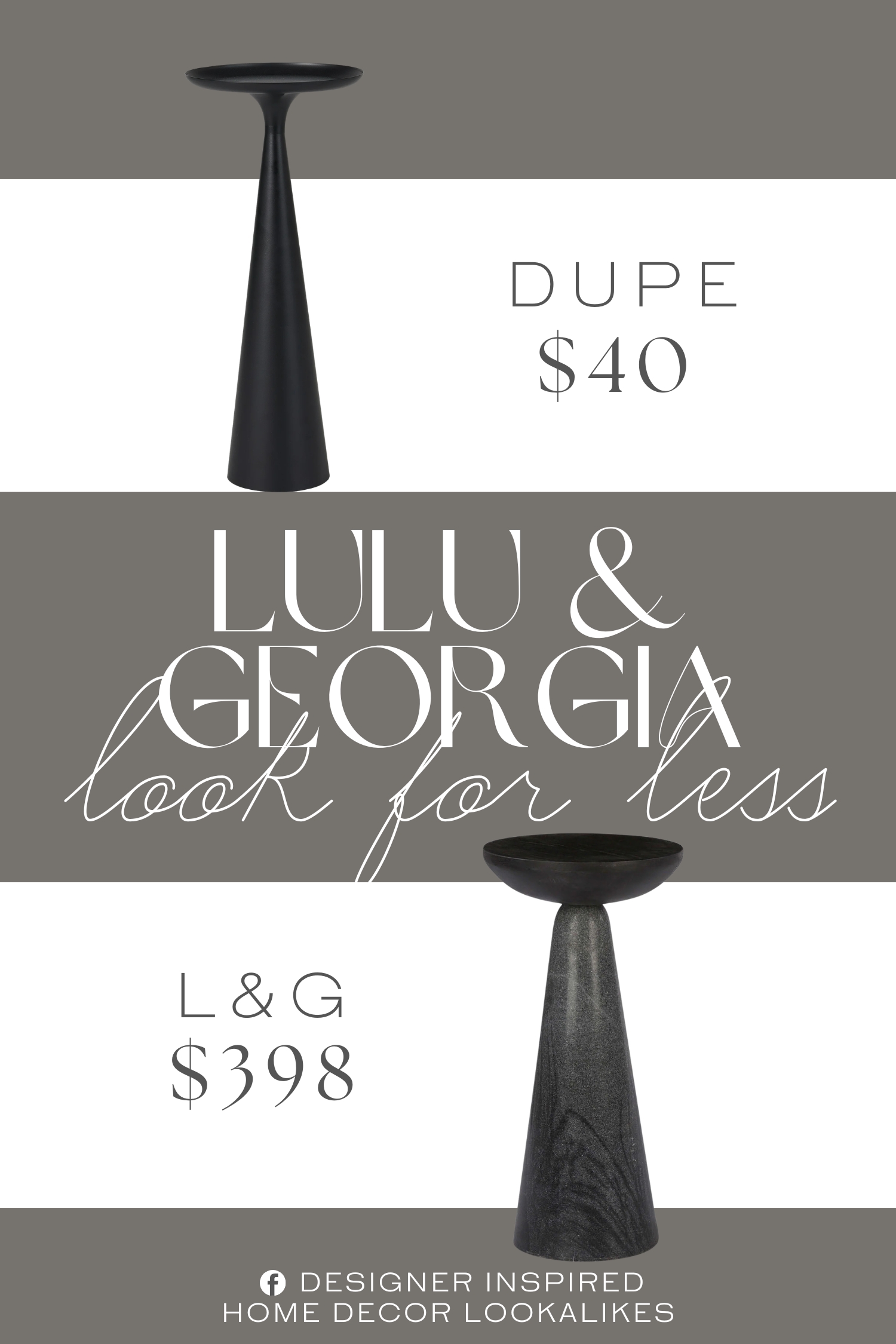 Lulu & Georgia Killian Round Side Table Dupe. Made with steel construction for long-lasting use. Features an aged brass finish for a sophisticated look.