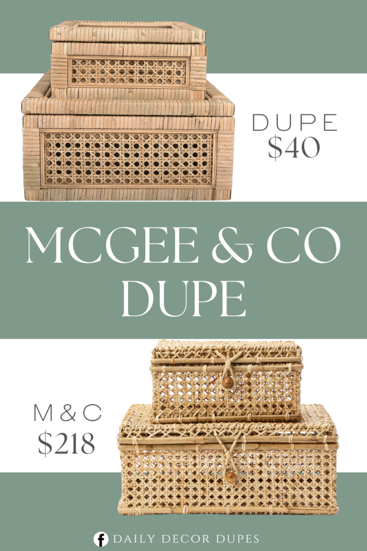 McGee & Co Cielo Cane Boxes Dupe