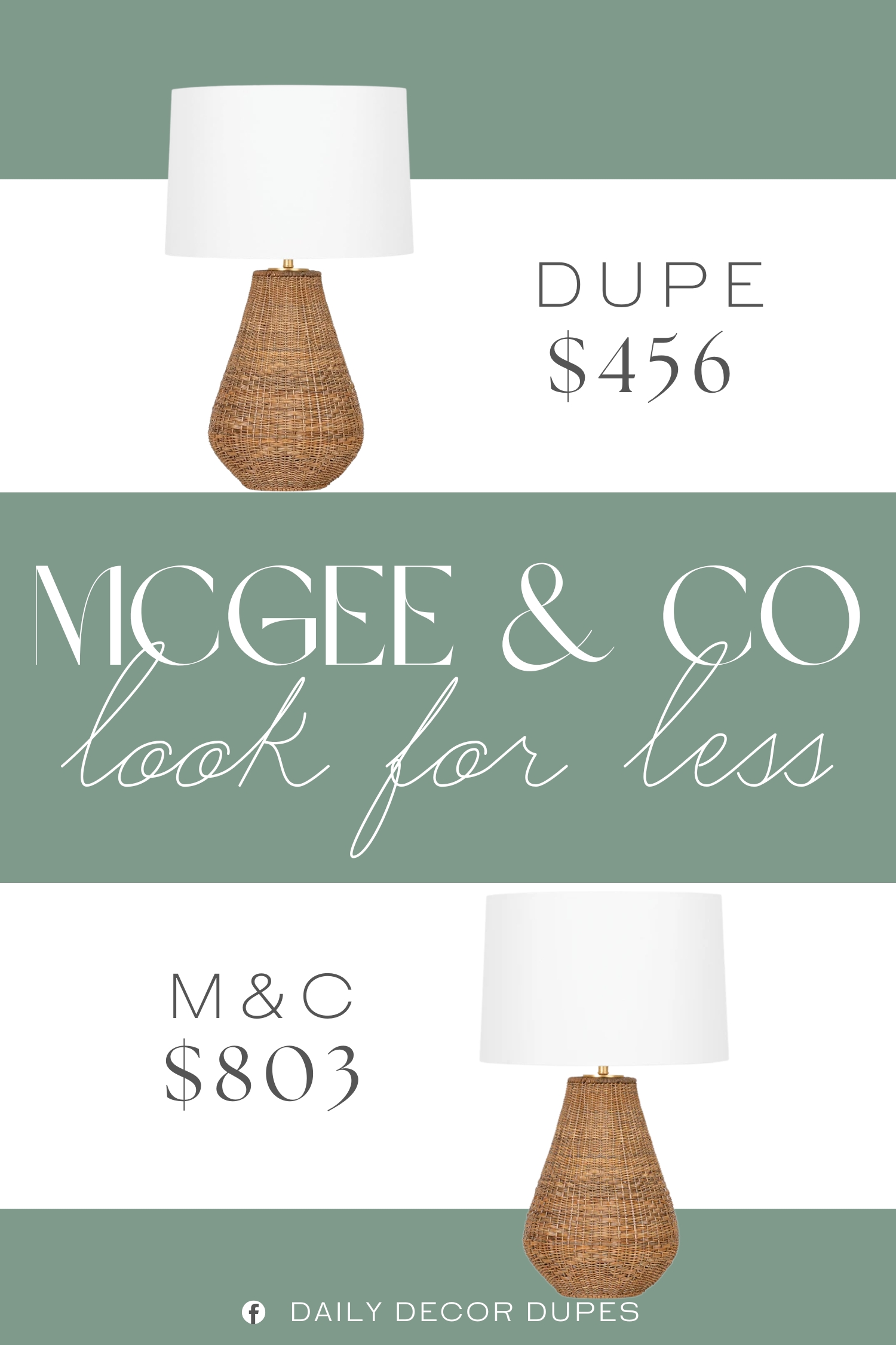 McGee & Co Eastbridge Abaca Table Lamp Dupe. Handwoven from natural abaca, the voluminous base is embellished with a simple striped pattern. Vintage Gold Leaf hardware gleams at the neck and finial as light filters softly through a white linen shade, resulting in a warm and inviting glow.
