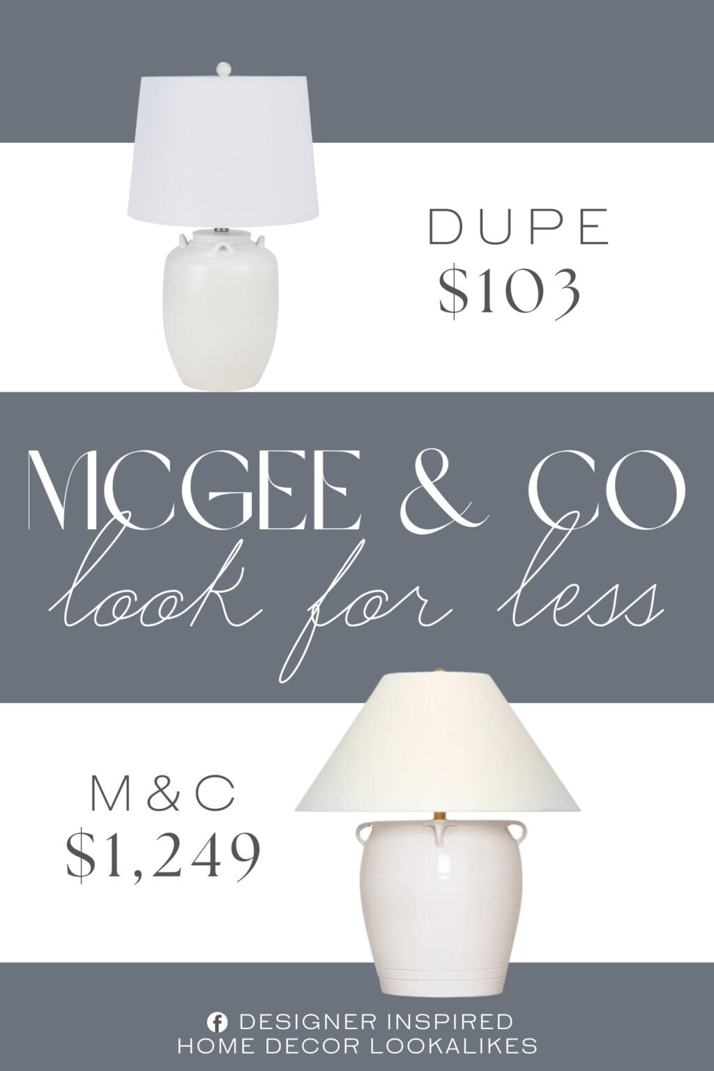 McGee & Co Fasano Table Lamp Dupe. Updated traditional farmhouse table lamp. Minimal assembly required: must attach finial, harp and shade.