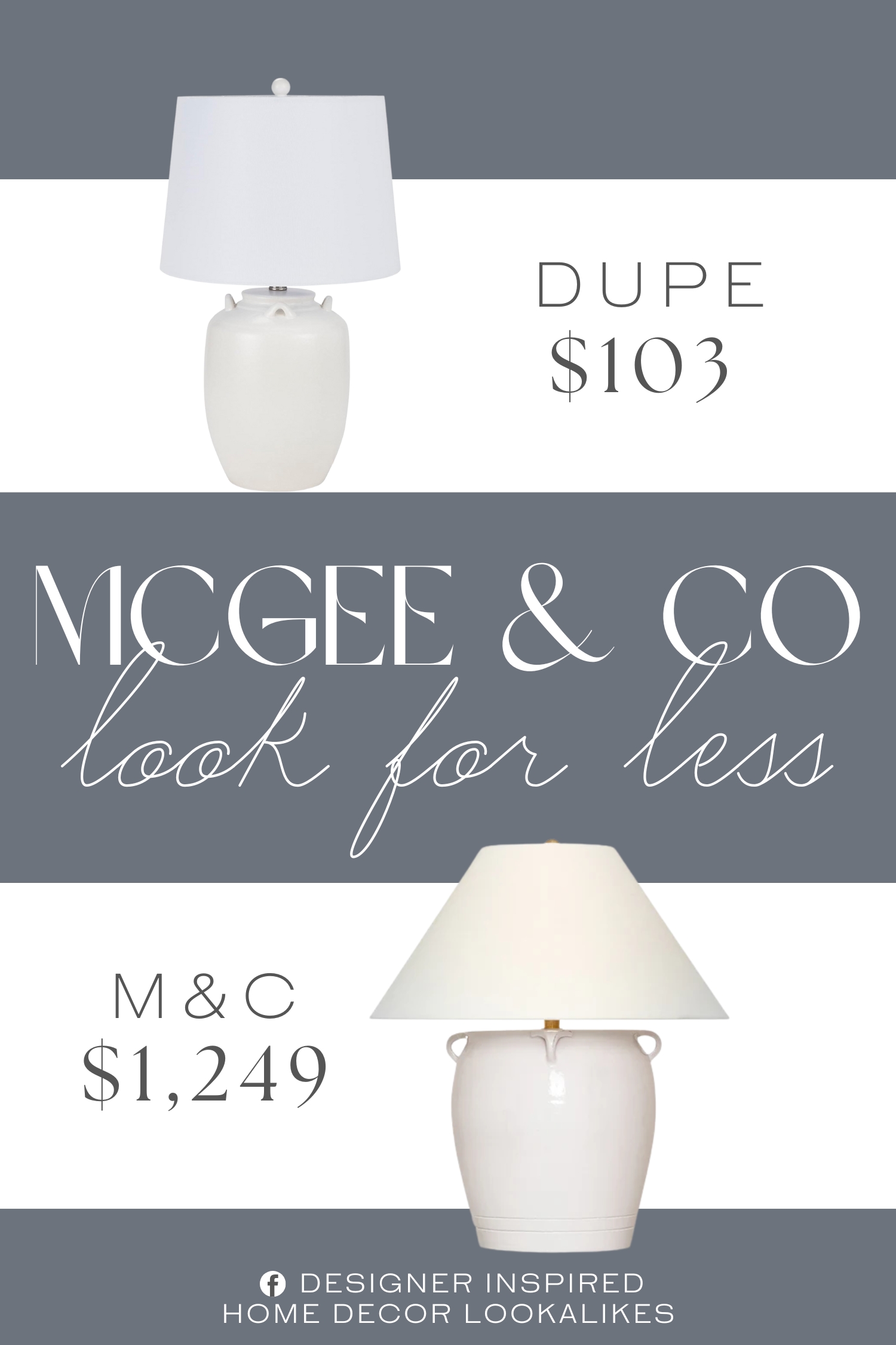 McGee & Co Fasano Table Lamp Dupe. Updated traditional farmhouse table lamp. Minimal assembly required: must attach finial, harp and shade.